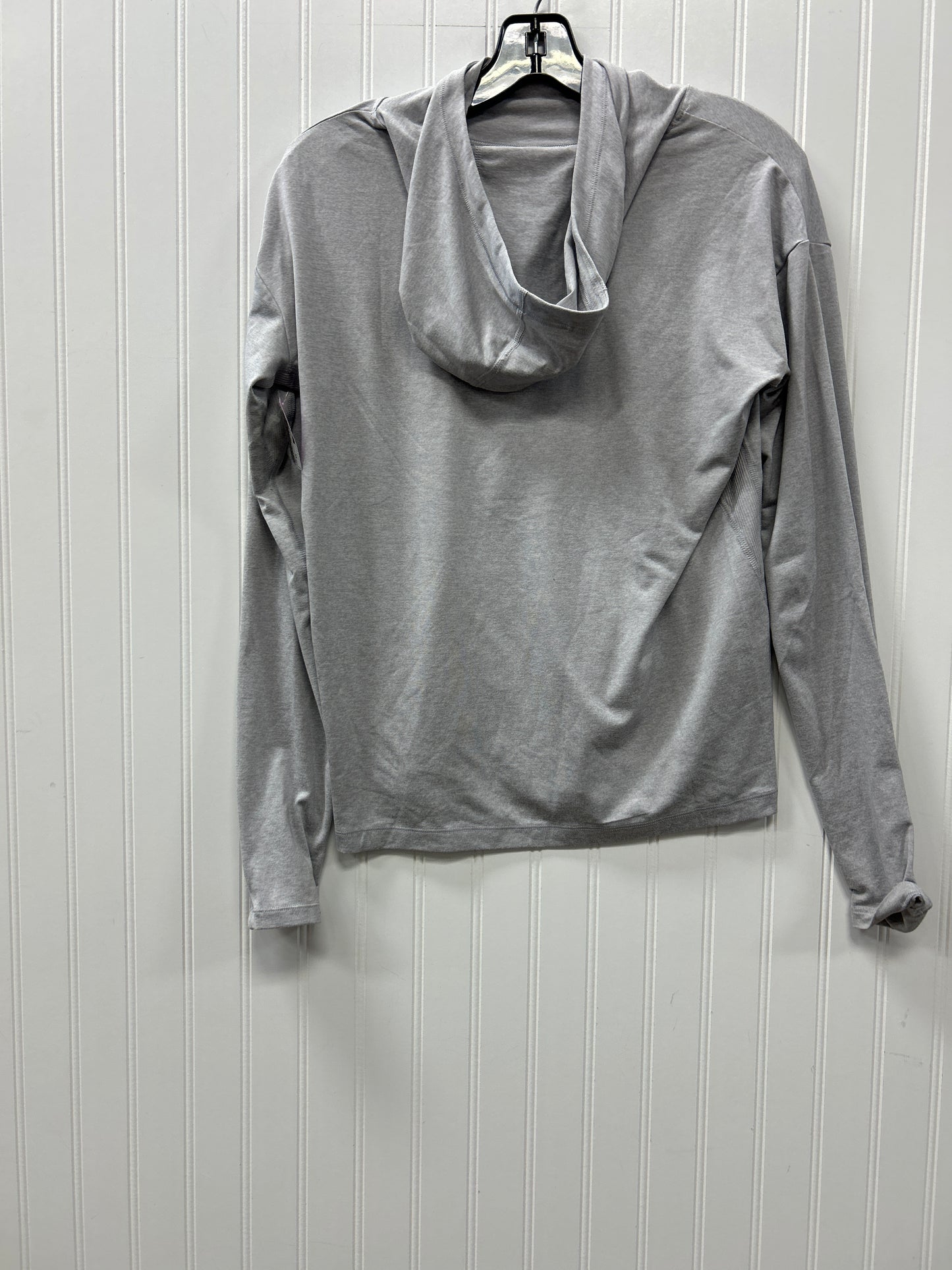 Athletic Top Ls Hoodie By Athleta In Grey, Size:Xs