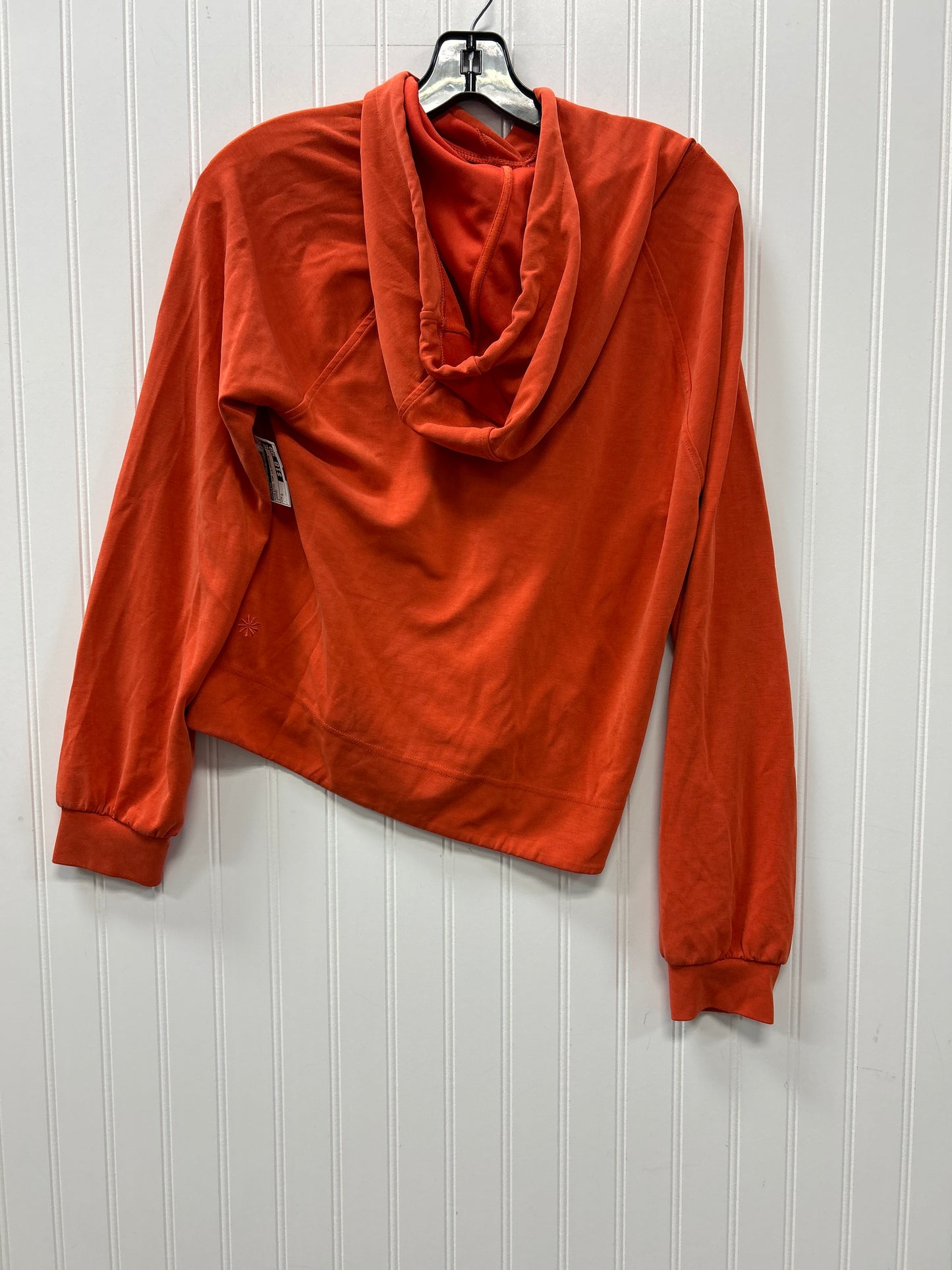 Athletic Top Ls Hoodie By Athleta In Orange, Size:S