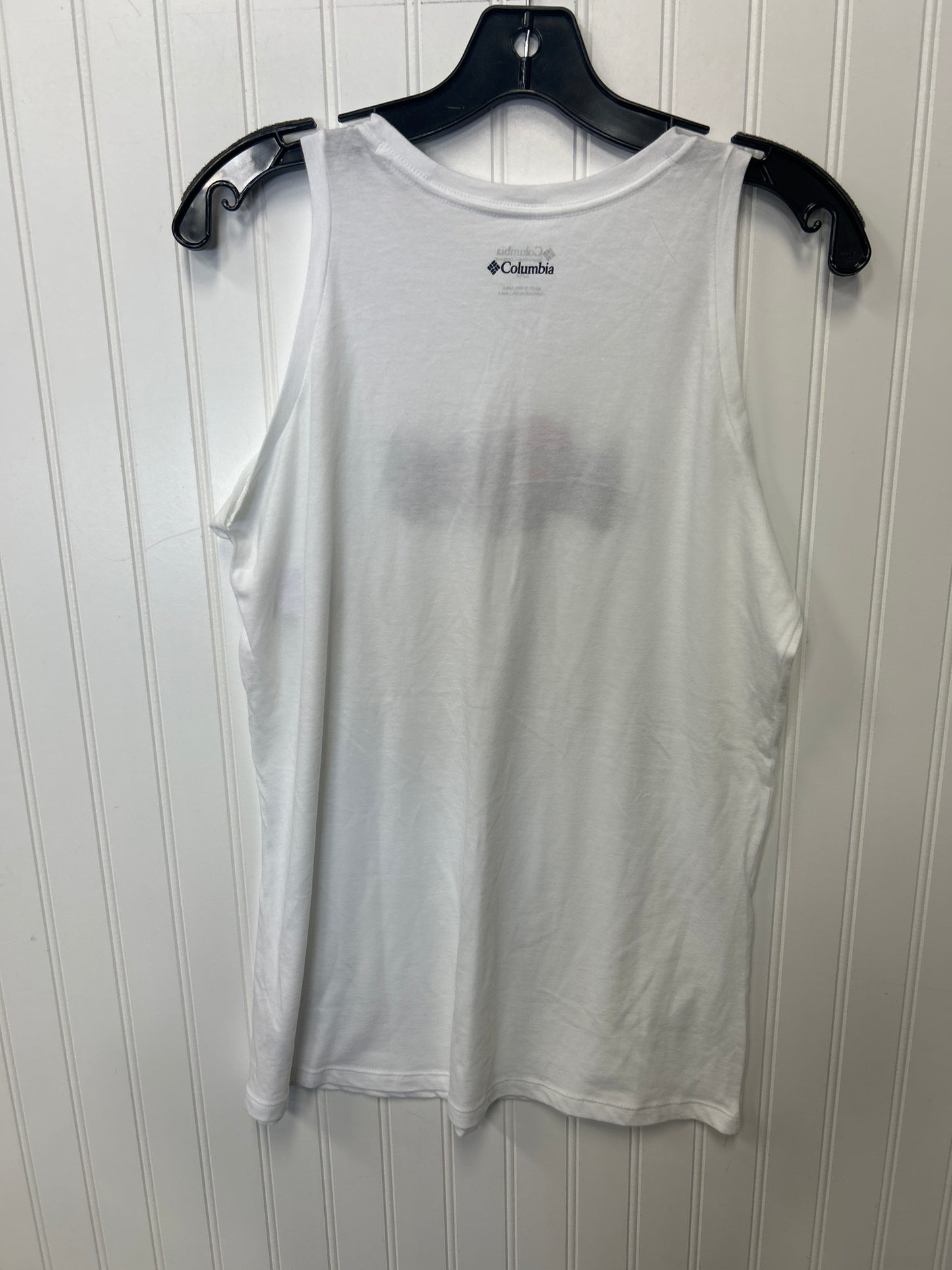 Athletic Tank Top By Columbia In White, Size:L