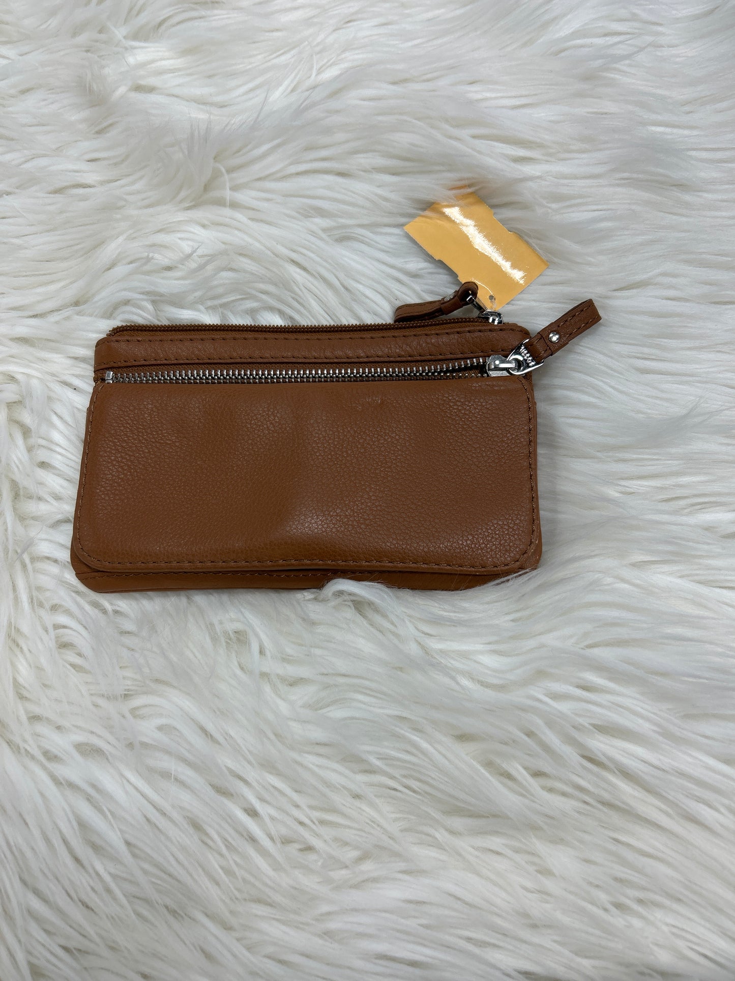 Wallet Leather By Fossil In Brown, Size:Medium