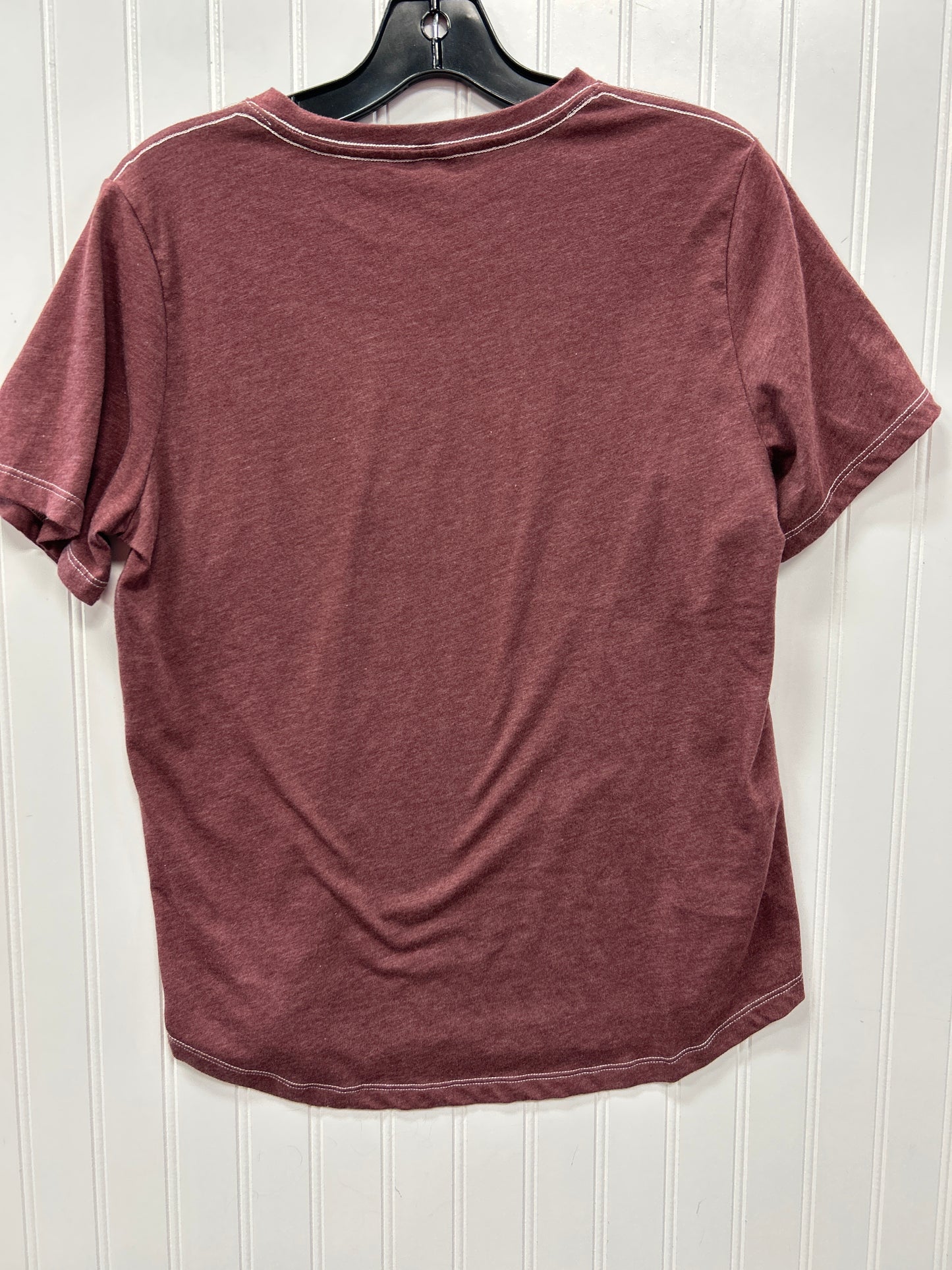 Top Ss By Glyder In Maroon, Size:M