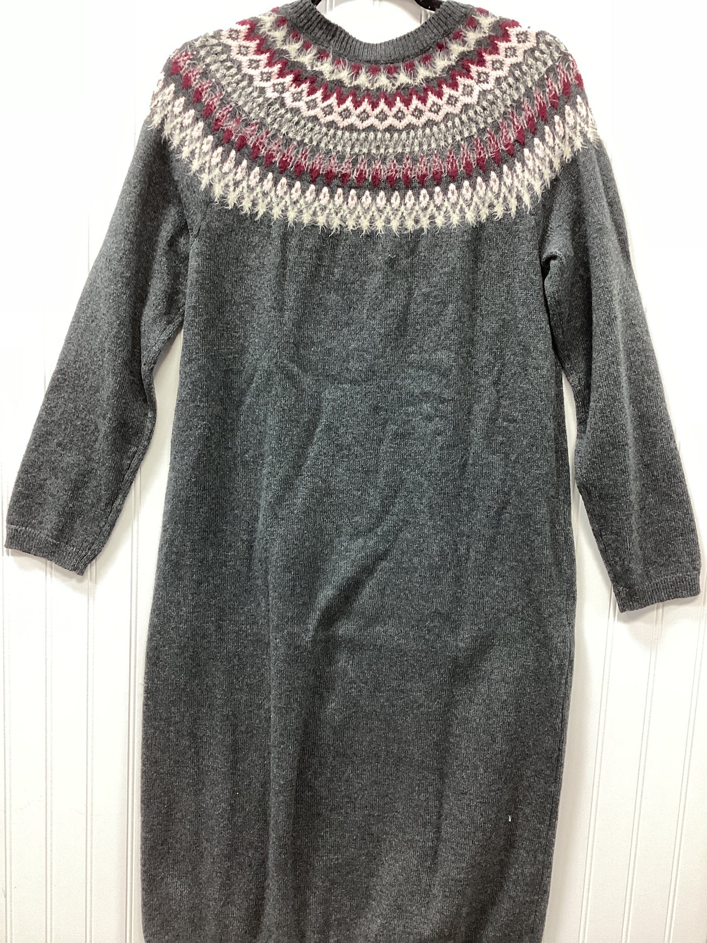 Dress Casual Maxi By J. Jill In Grey, Size:S