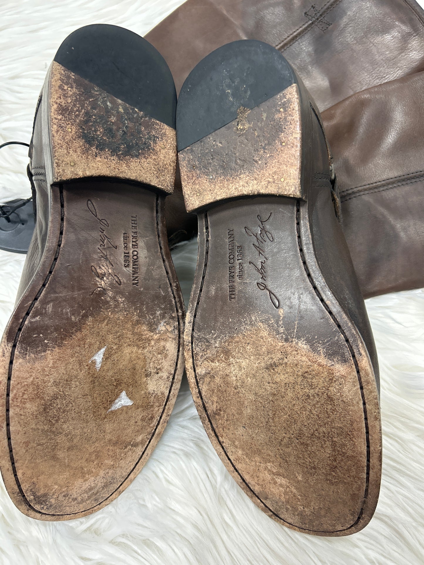 Boots Designer By Frye In Brown, Size:9