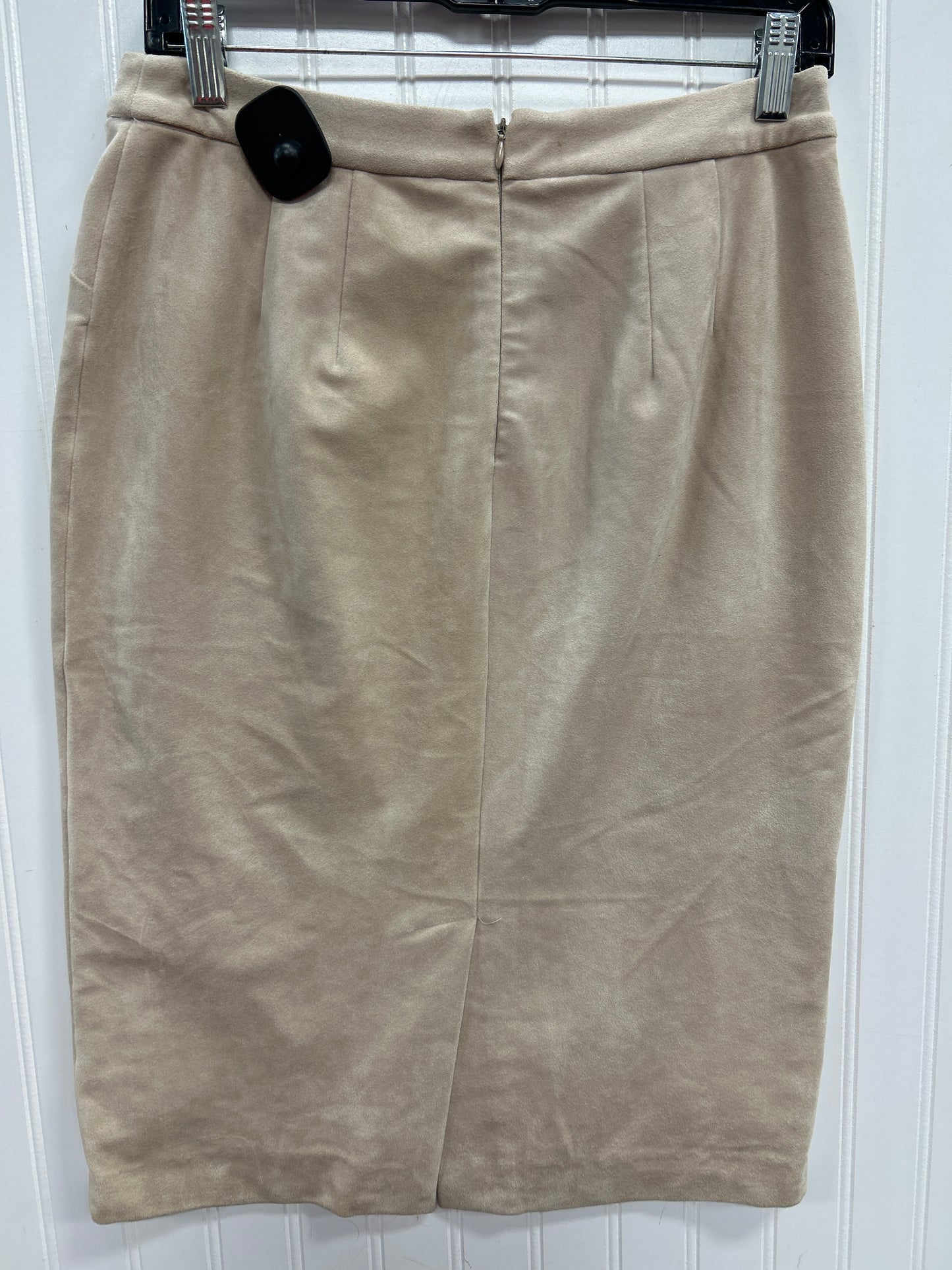 Skirt Midi By Calvin Klein In Cream, Size:4