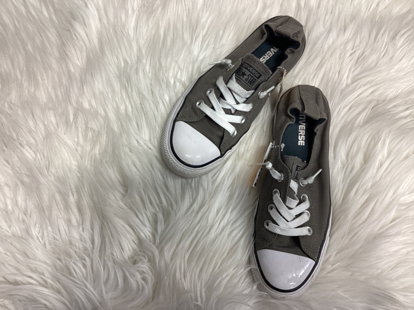 Shoes Flats By Converse In Grey, Size:8