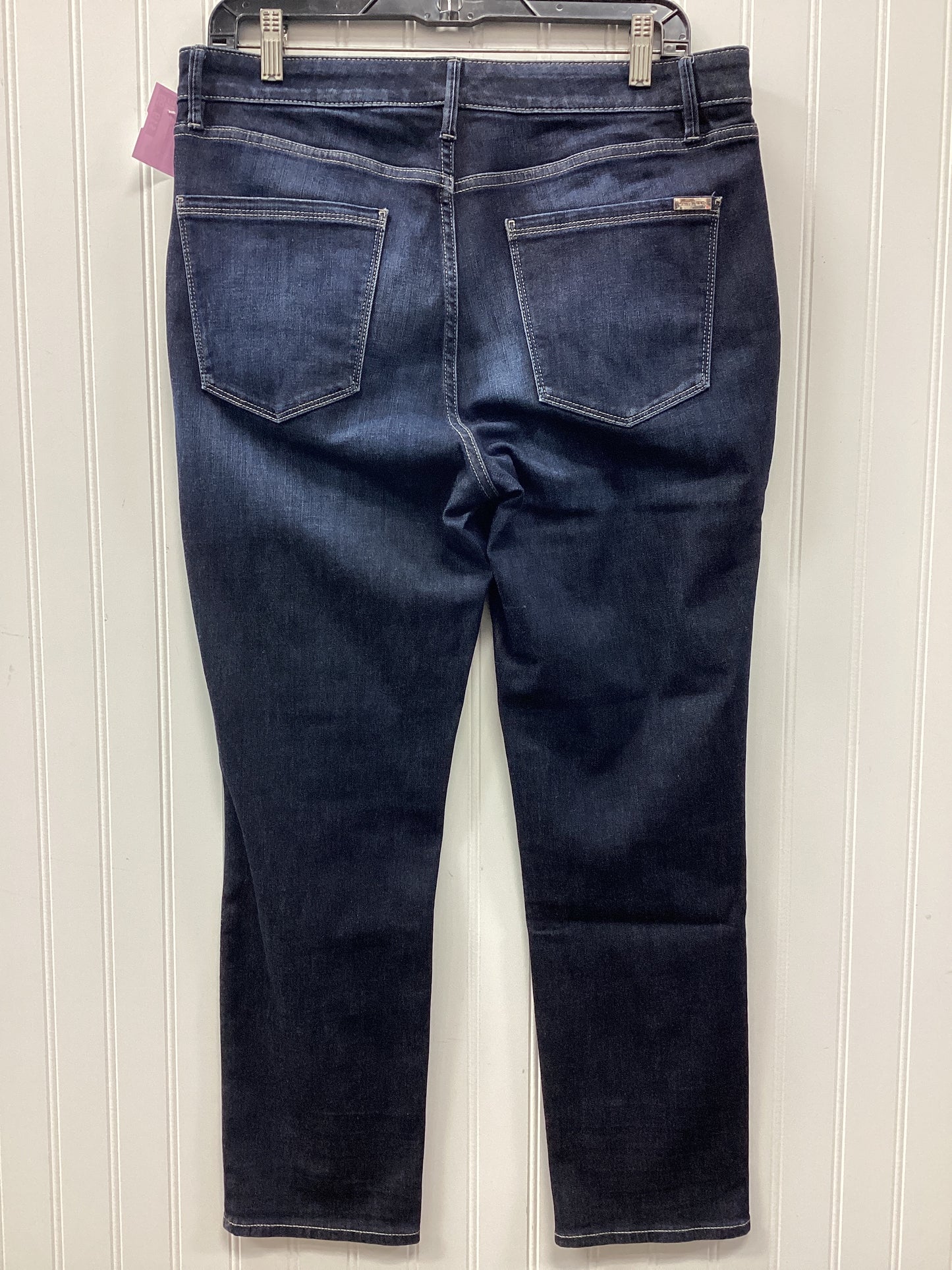 Jeans Straight By White House Black Market In Blue Denim, Size:12P