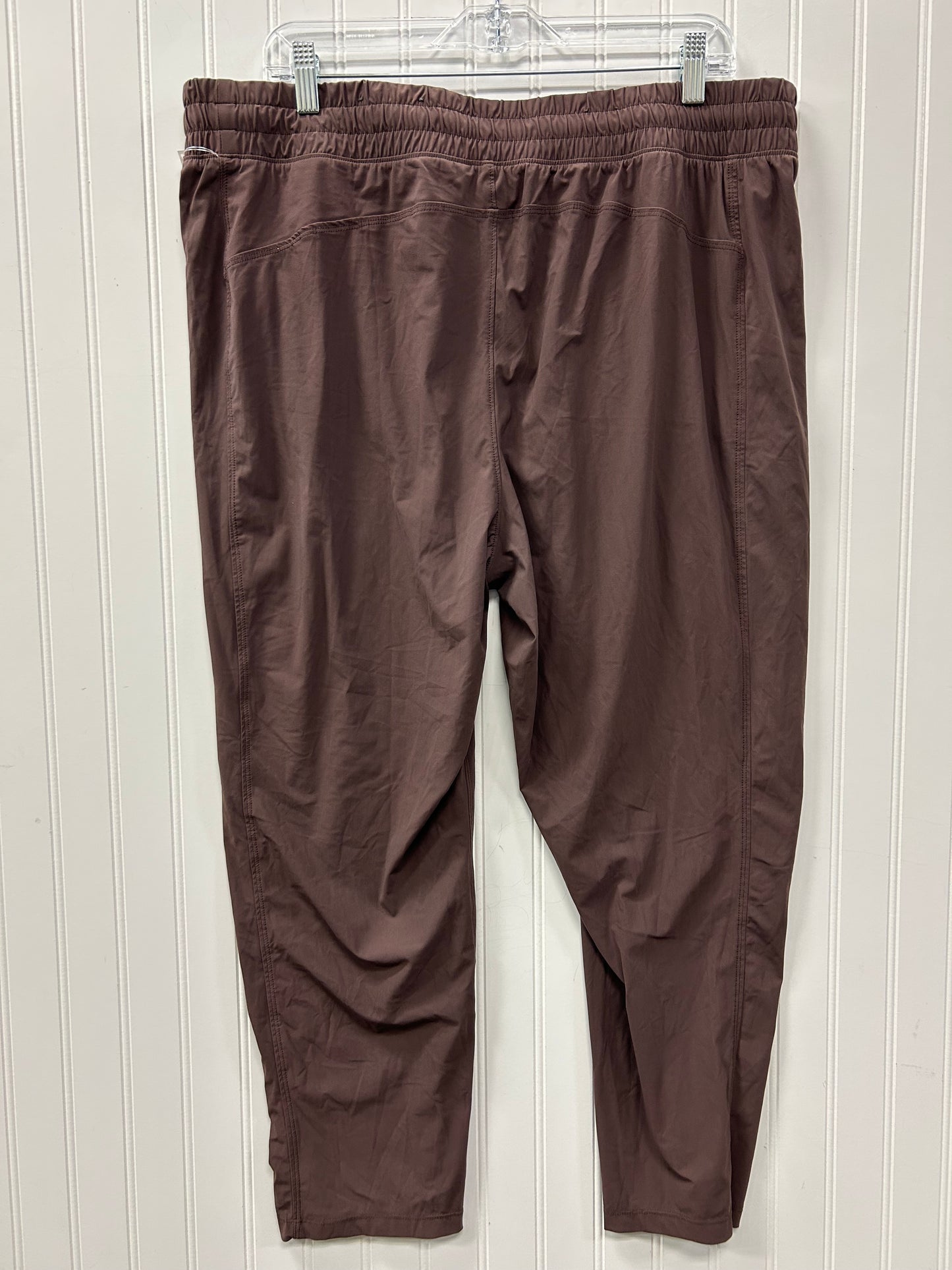 Athletic Pants By Flx In Bronze, Size:1X