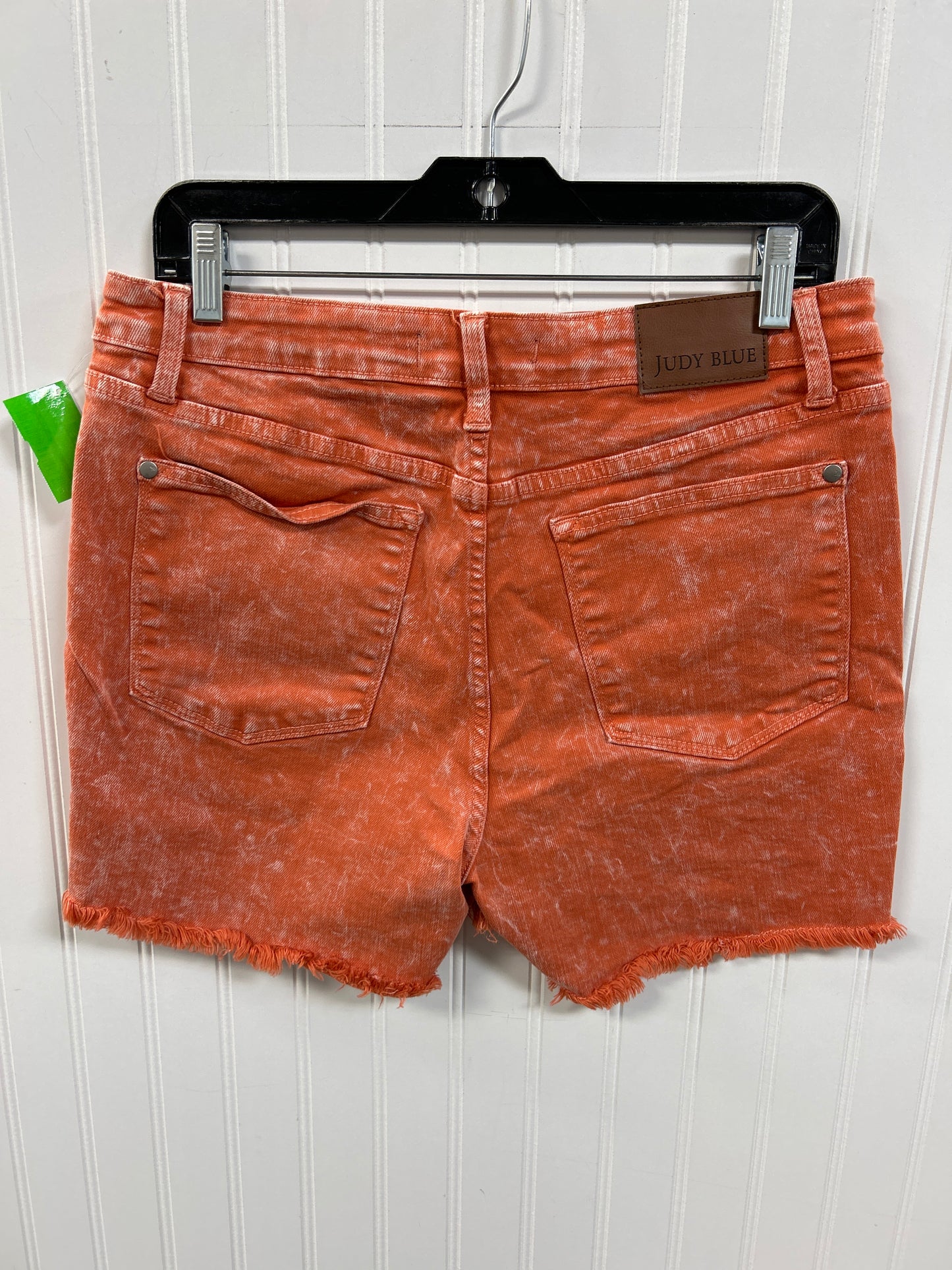 Shorts By Judy Blue In Orange Denim, Size:14