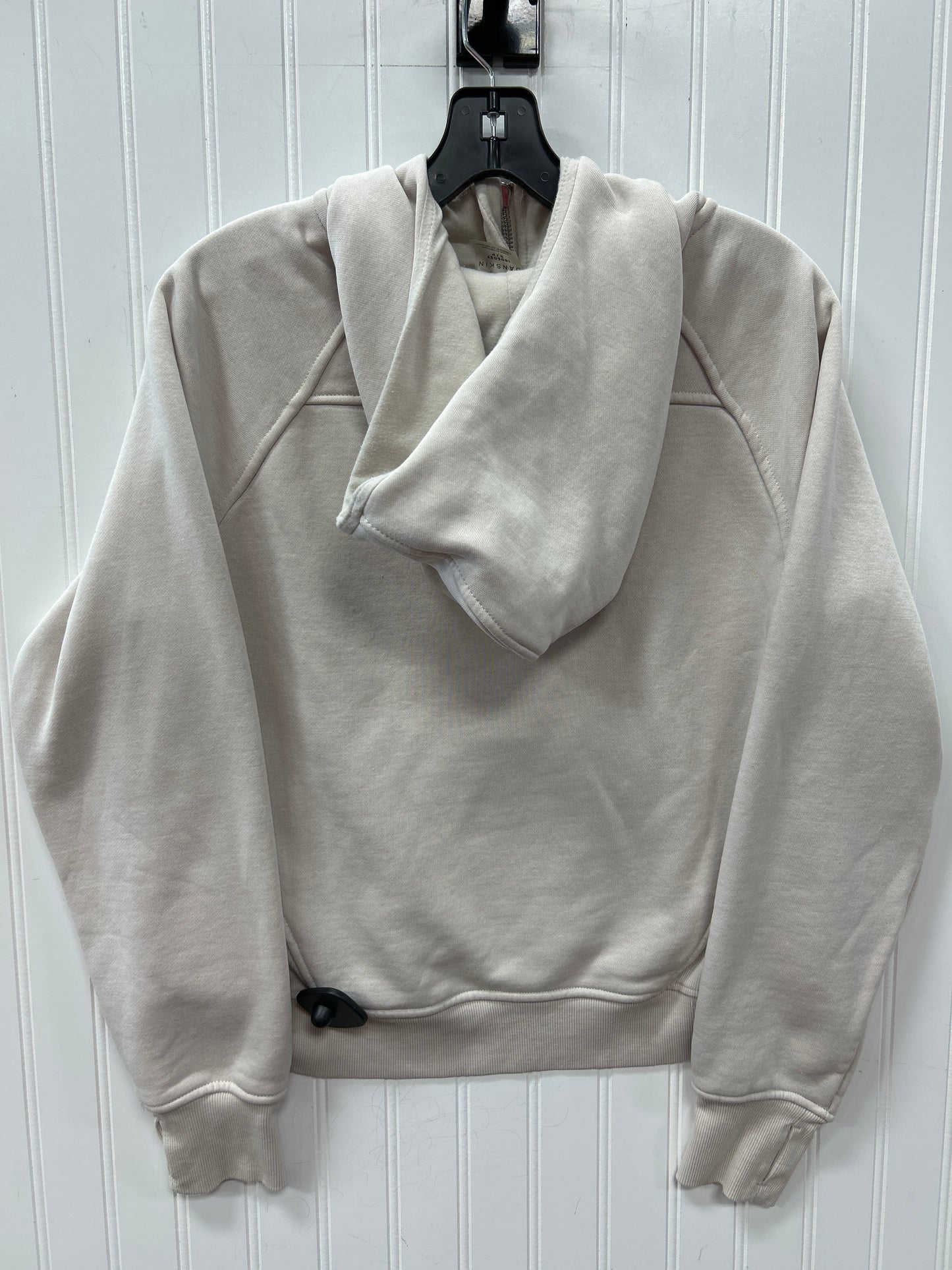 Sweatshirt Hoodie By Danskin In Cream, Size:S