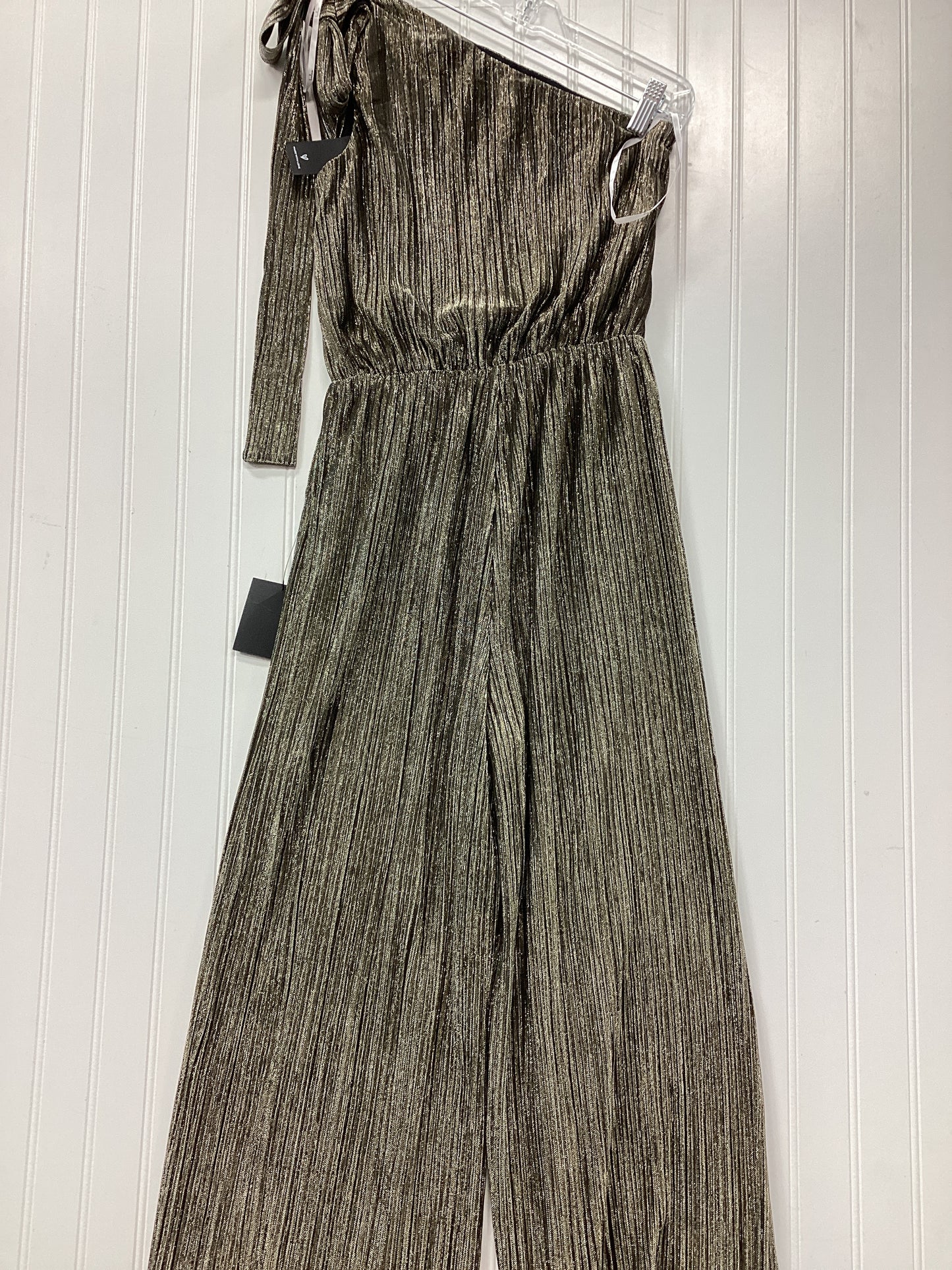 Jumpsuit By Lulus In Gold, Size:Xs