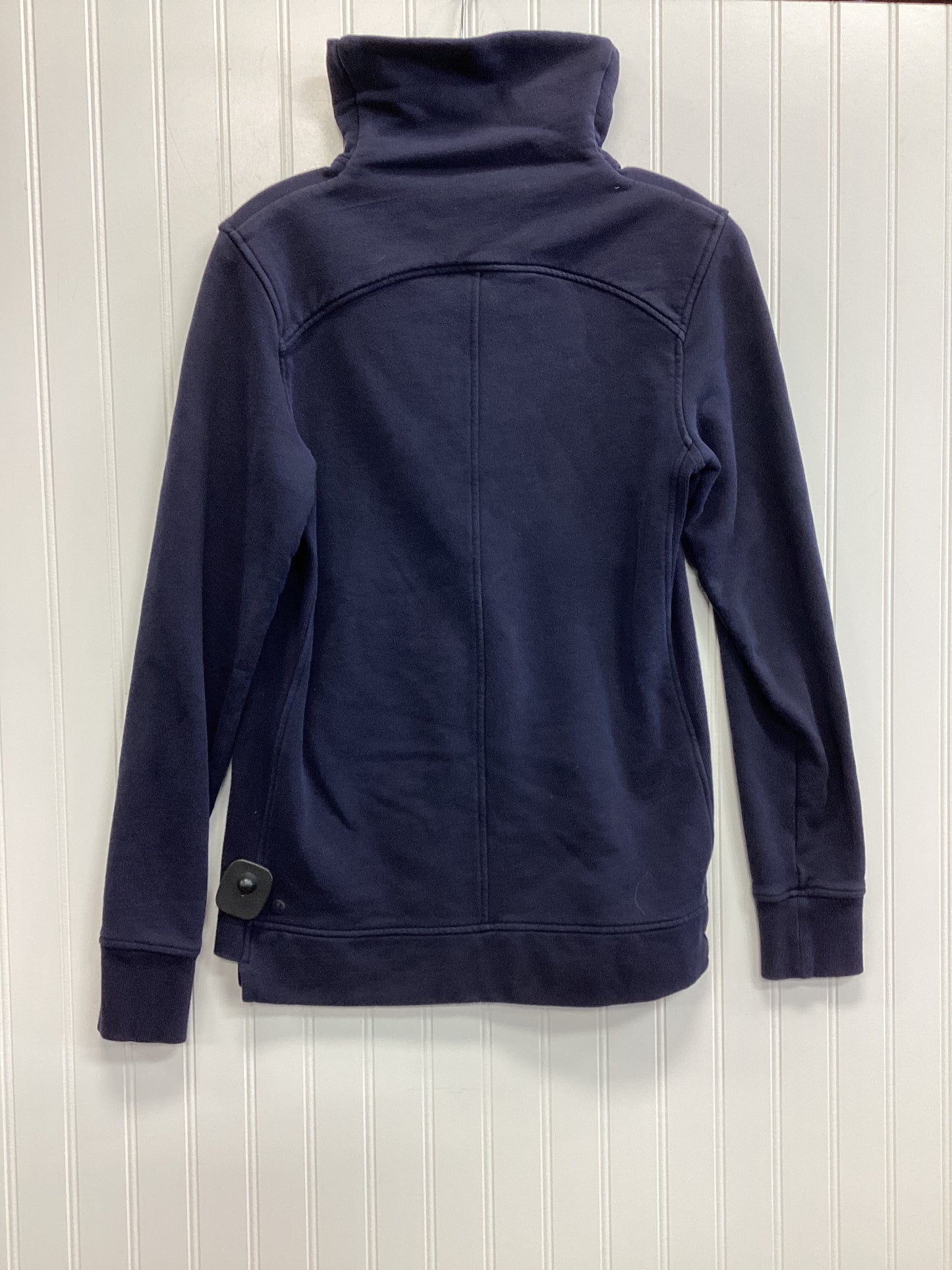Athletic Top Ls Collar By Lululemon In Navy, Size:6