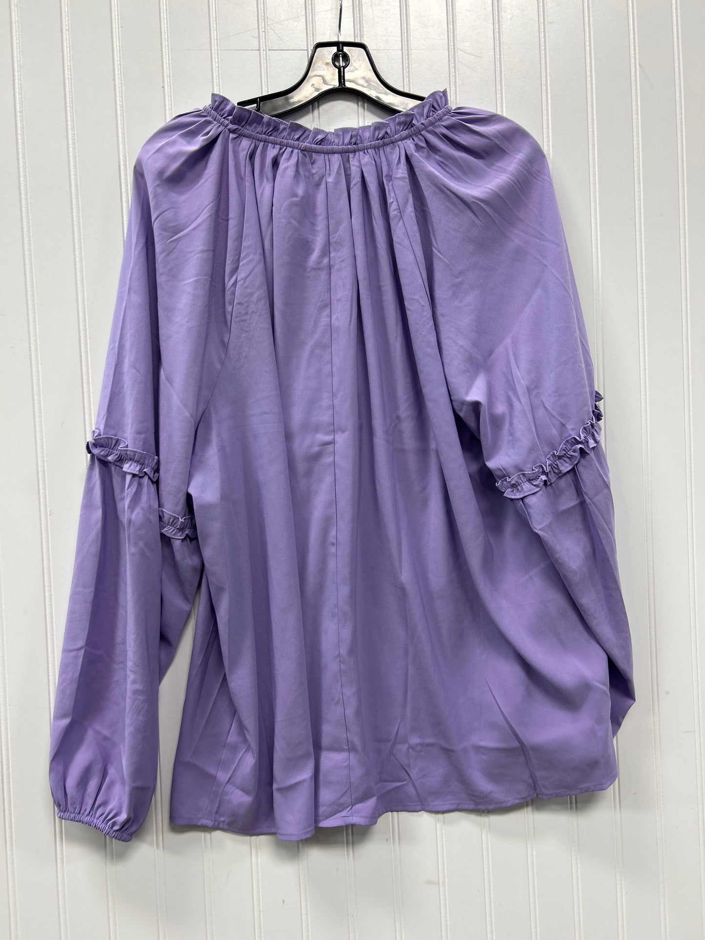 Top Ls By Lane Bryant In Purple, Size:2X
