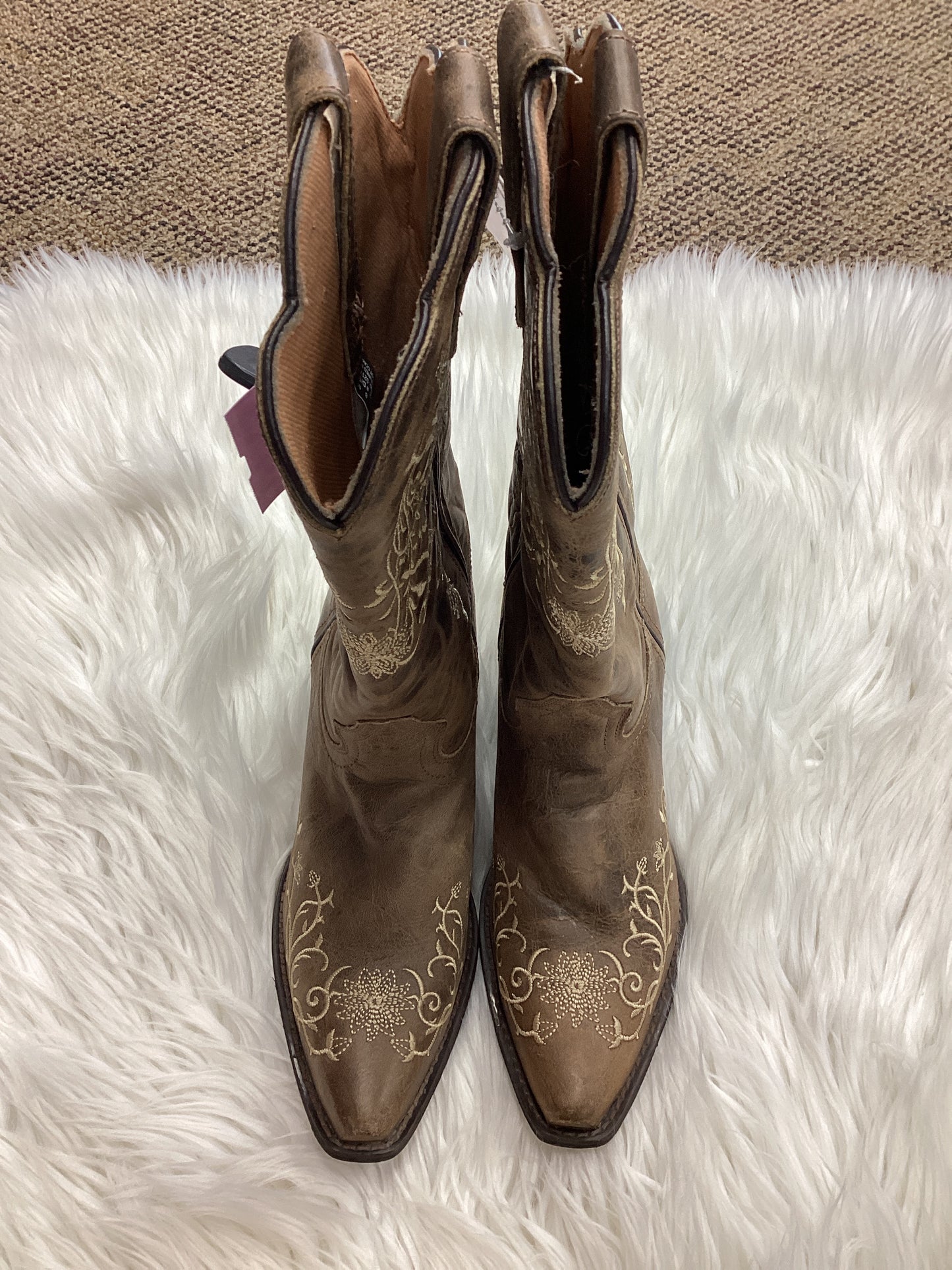 Boots Western By Laredo In Brown, Size:8