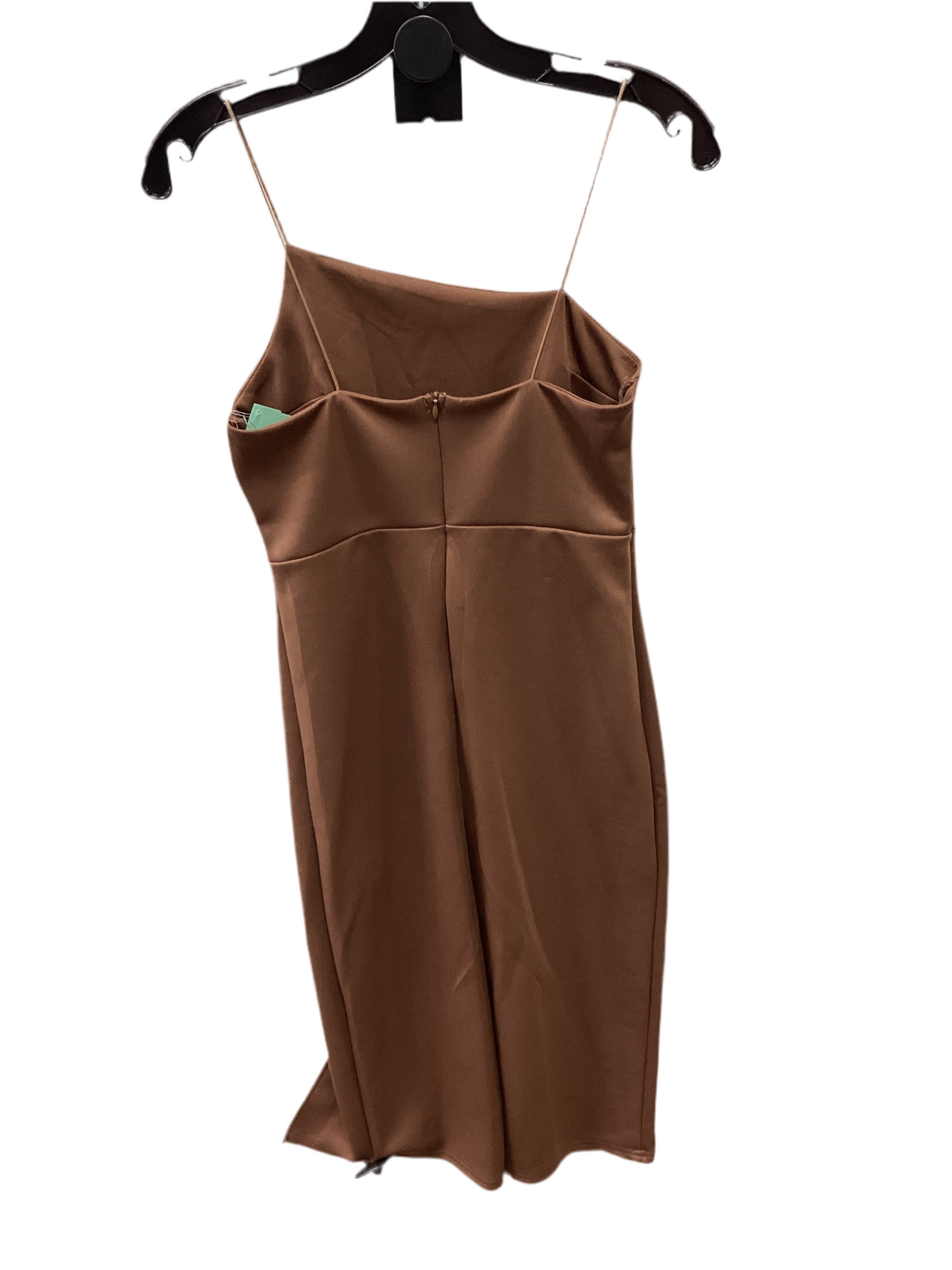 Dress Casual Midi By Cmc In Brown, Size:M