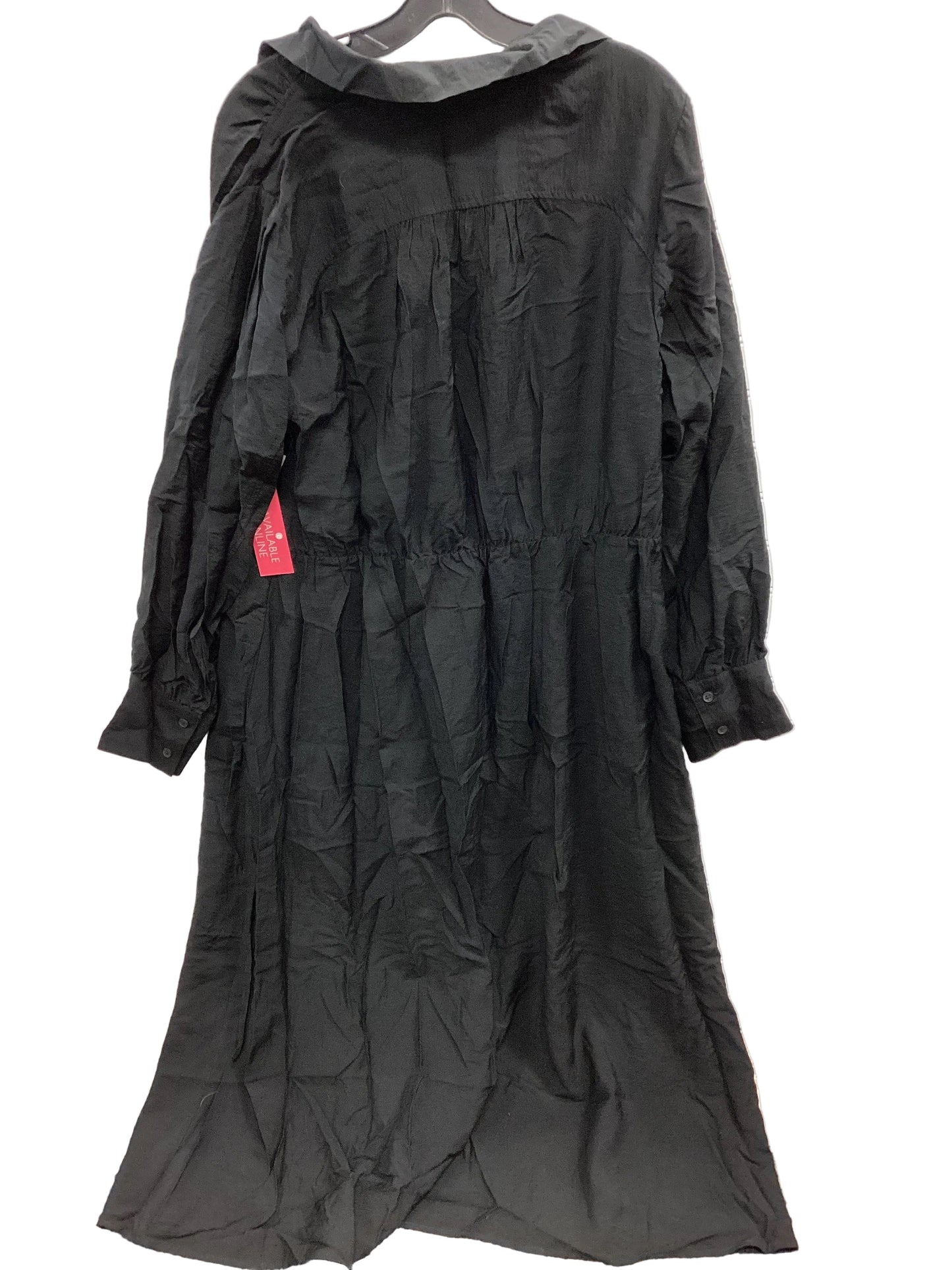 Dress Casual Maxi By A New Day In Black, Size:1X