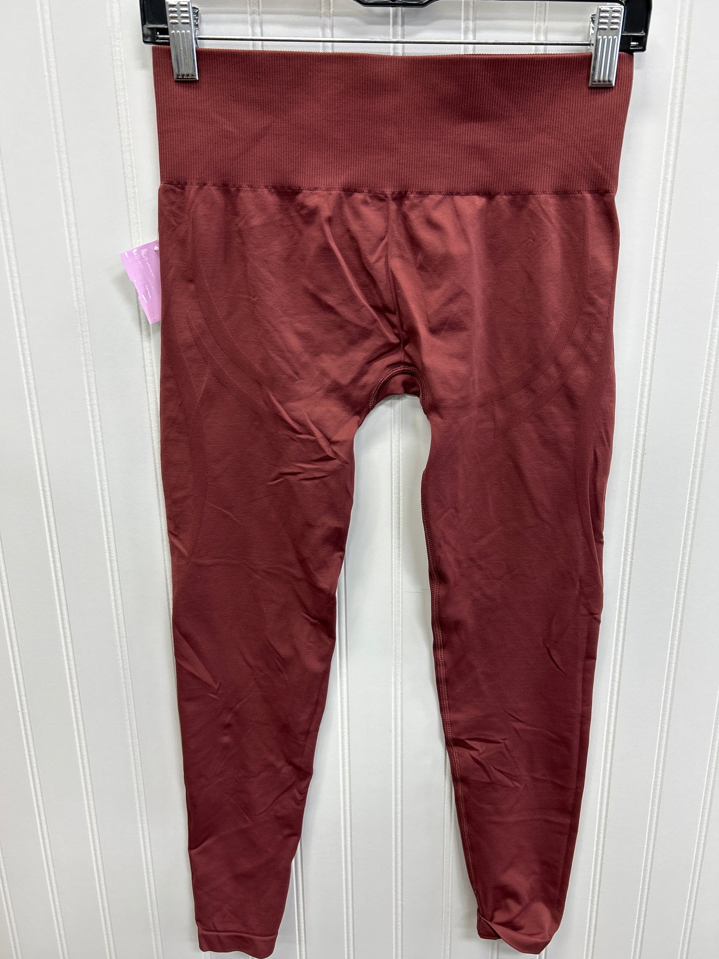 Athletic Leggings By Gym Shark In Red, Size:M