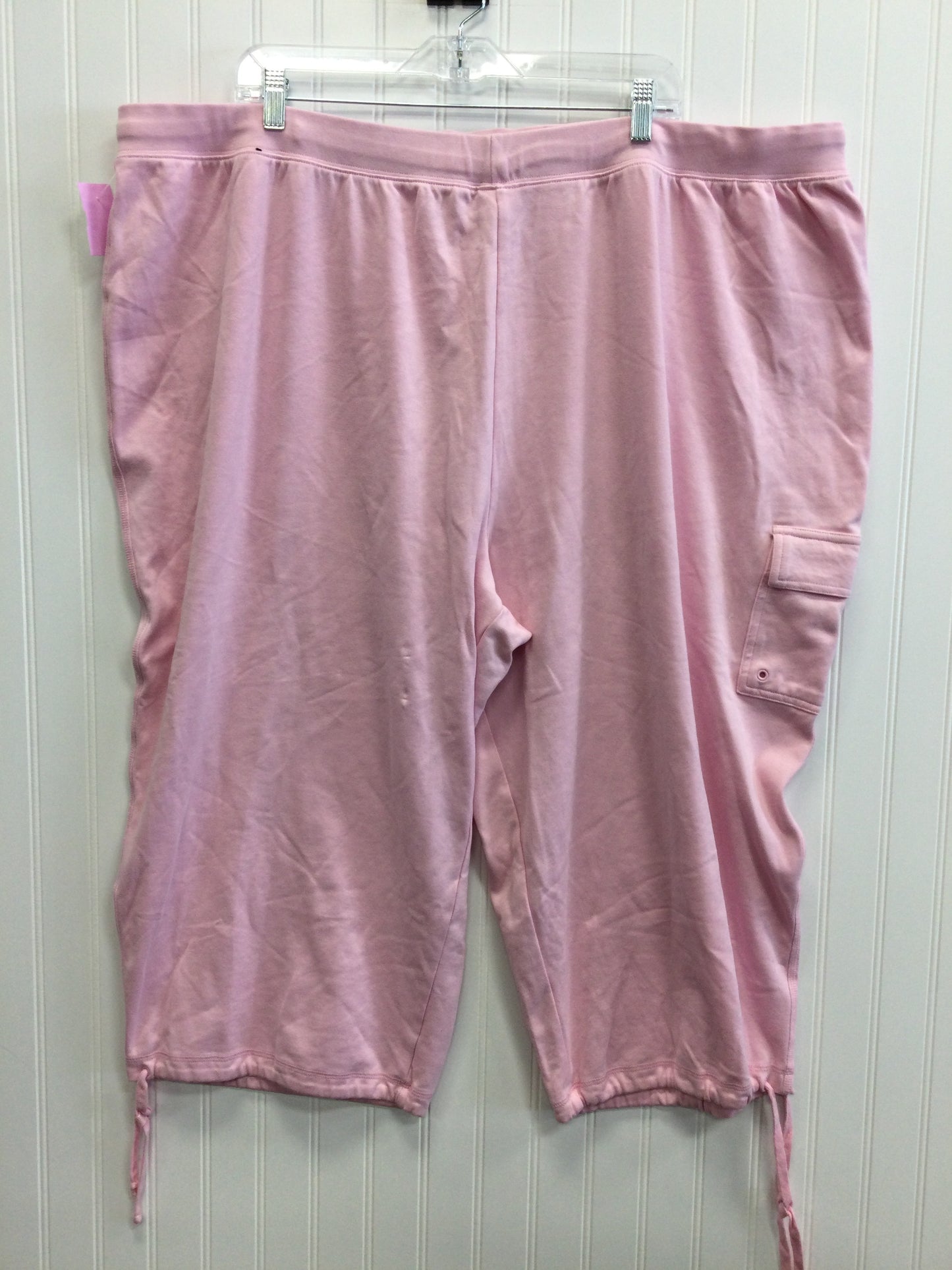 Athletic Capris By Clothes Mentor In Pink, Size:4X