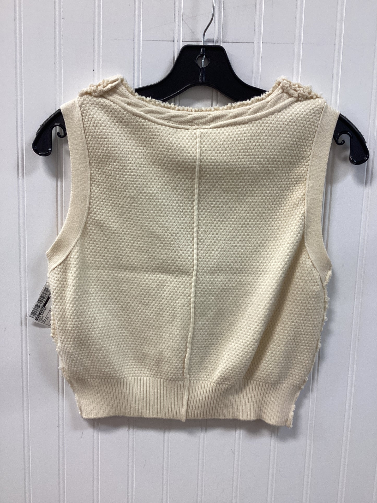 Vest Sweater By Free People In Cream, Size:Xs