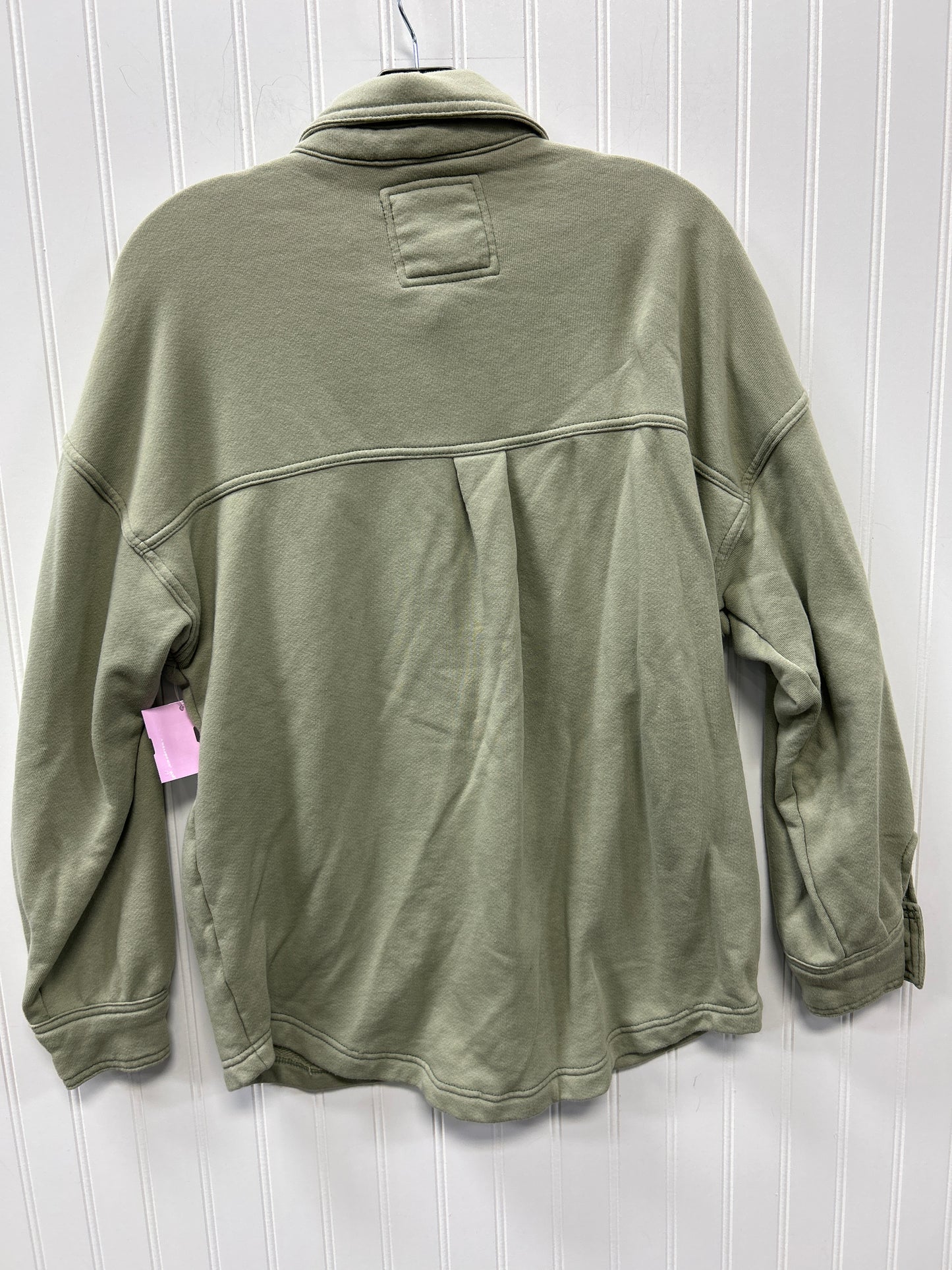Jacket Shirt By American Eagle In Green, Size:S