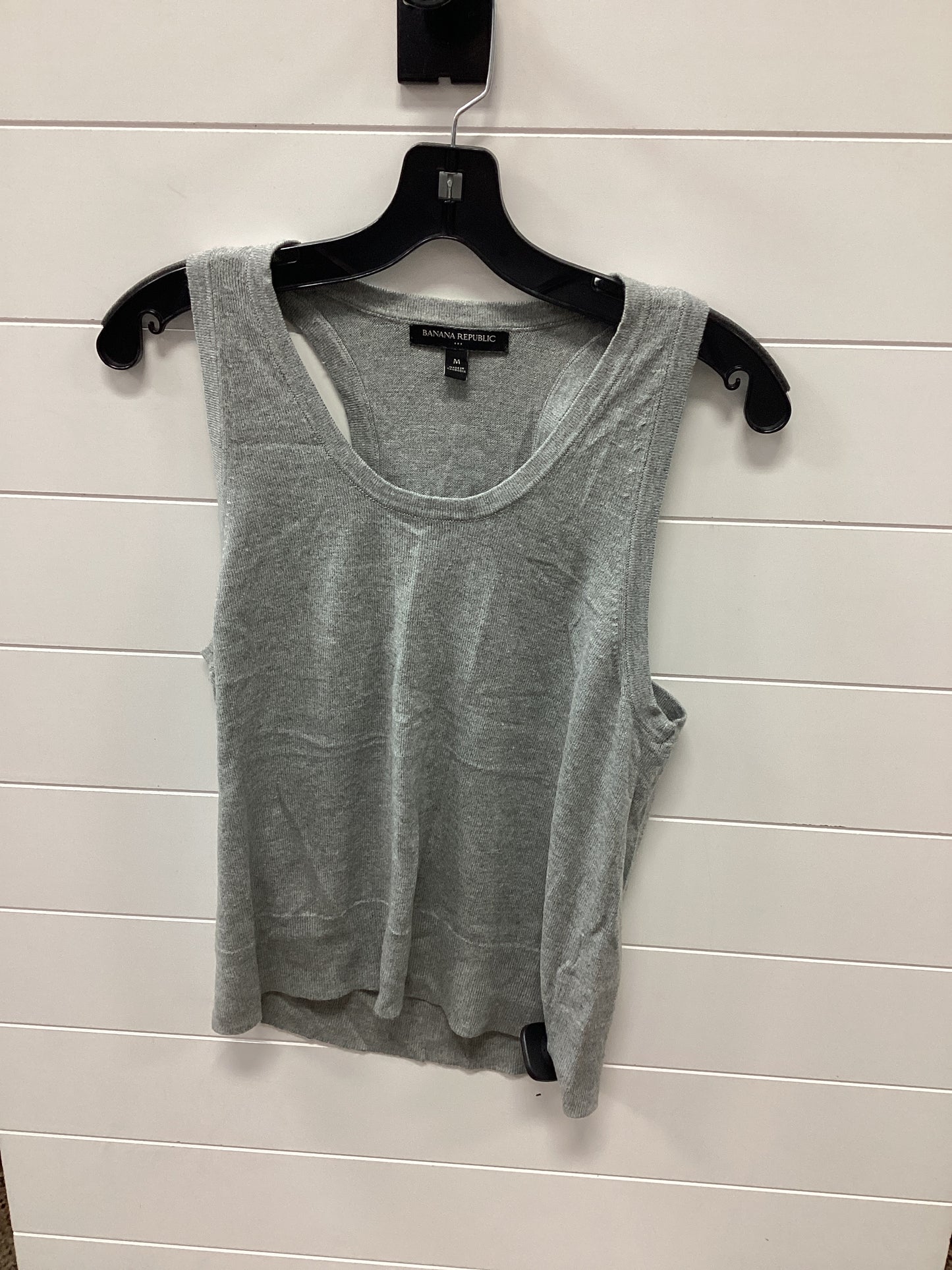 Tank Top By Banana Republic In Grey, Size:M