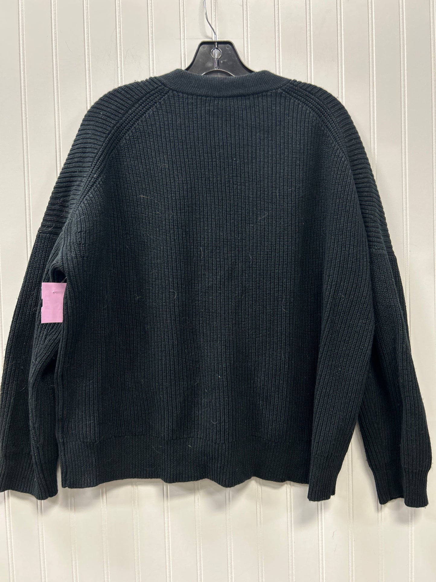 Sweater Cardigan By J. Crew In Black, Size:M