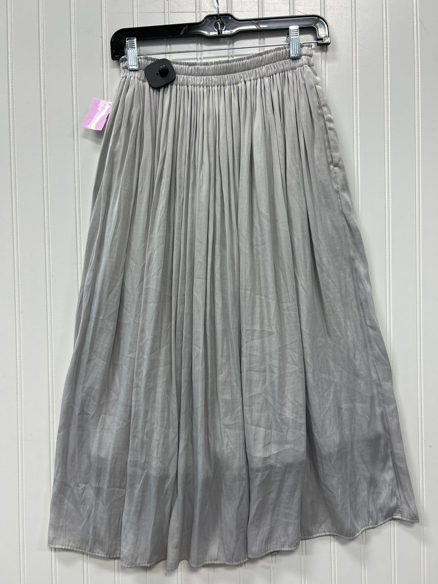 Skirt Maxi By Uniqlo In Grey, Size:Xs