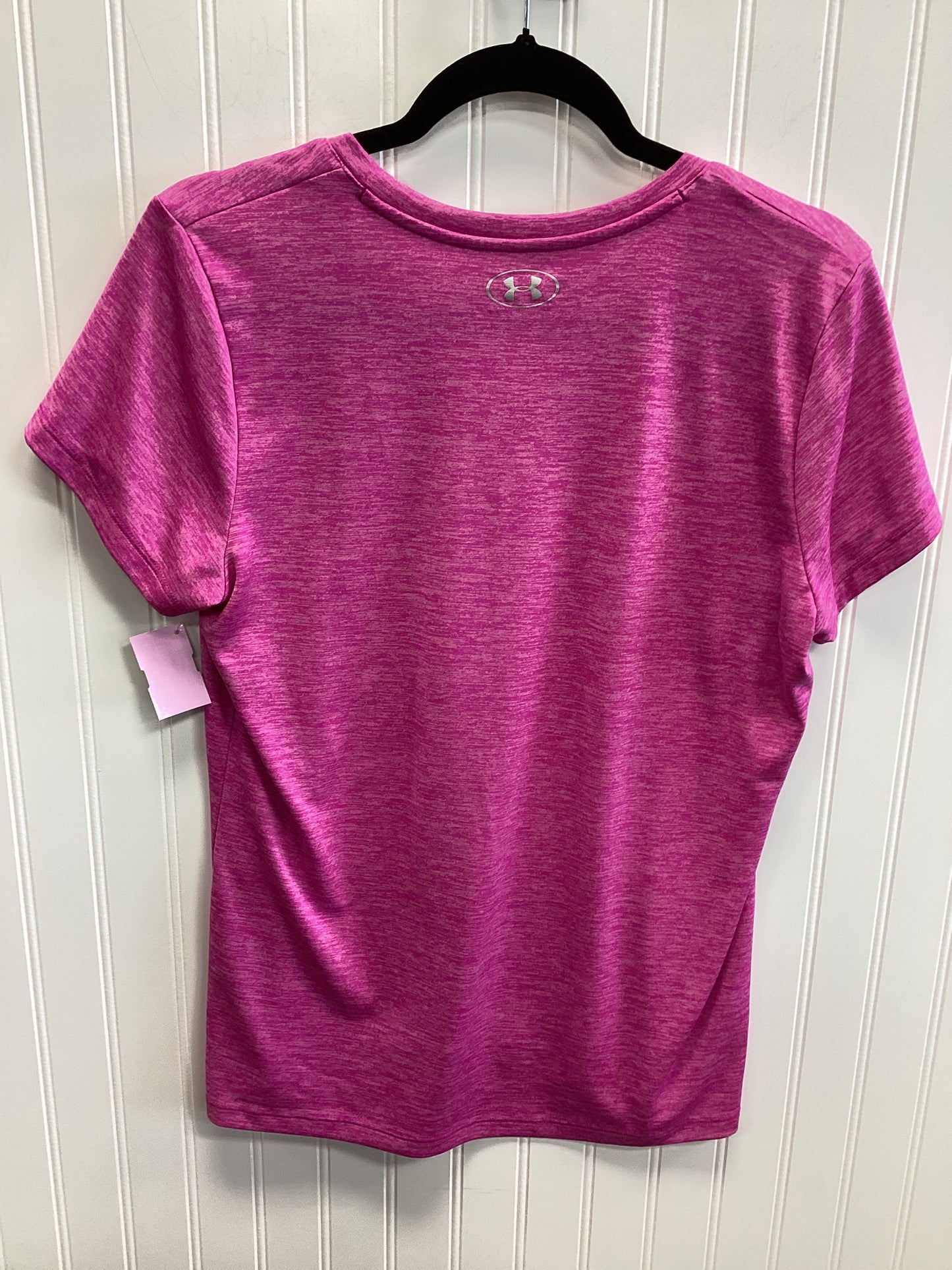 Athletic Top Ss By Under Armour In Pink, Size:L