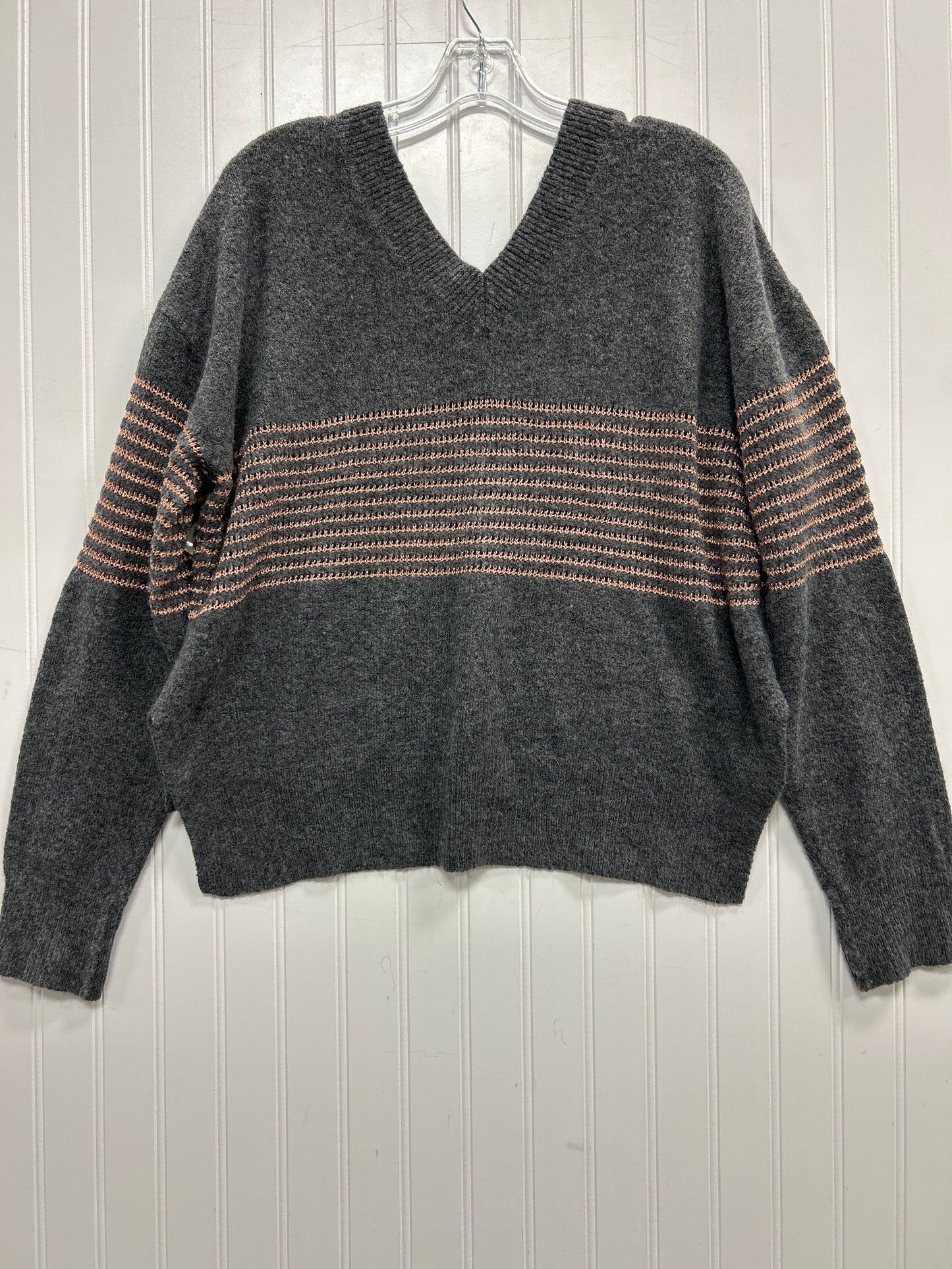 Sweater By Democracy In Grey, Size:L