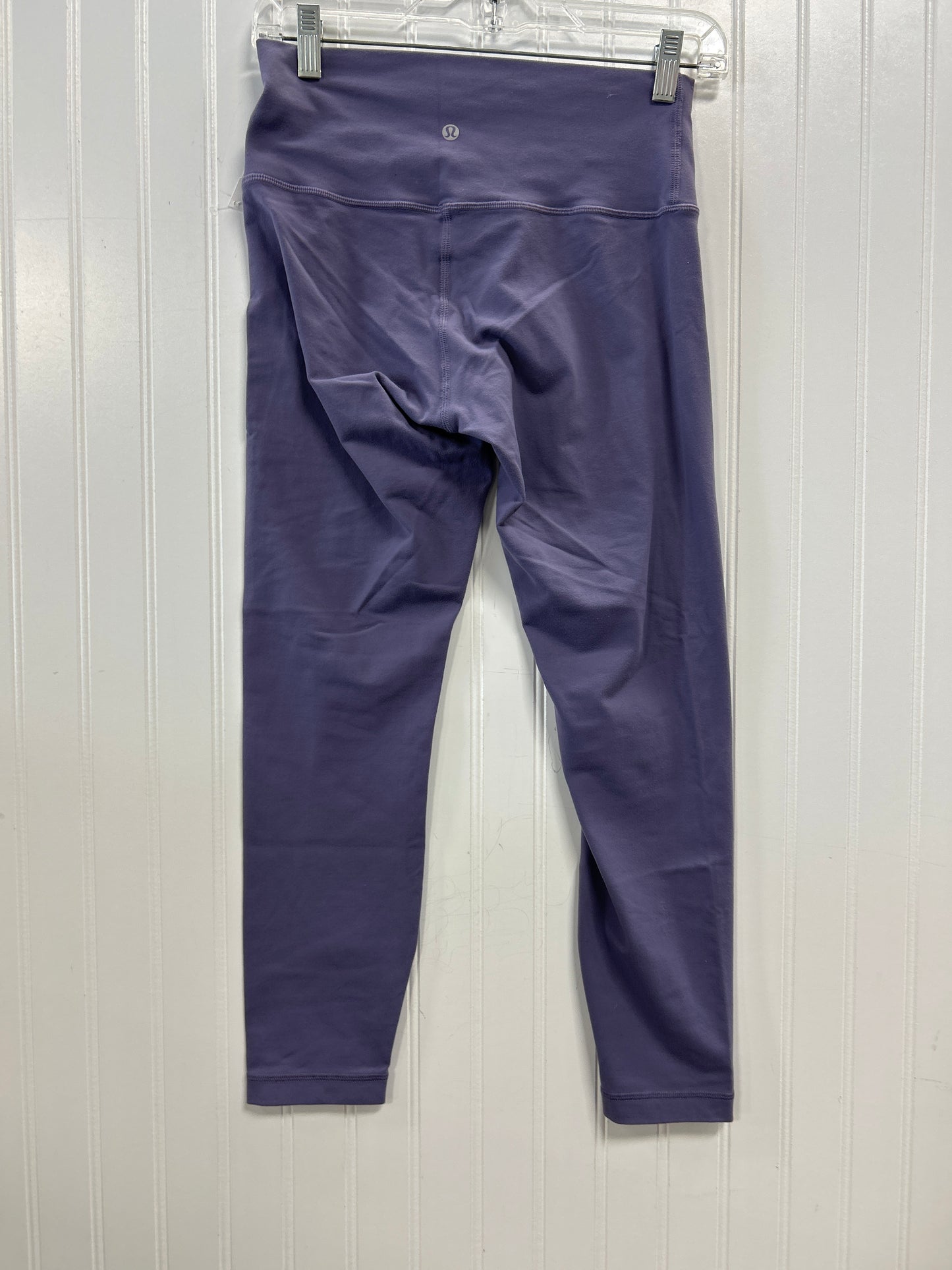 Athletic Leggings By Lululemon In Purple, Size:8