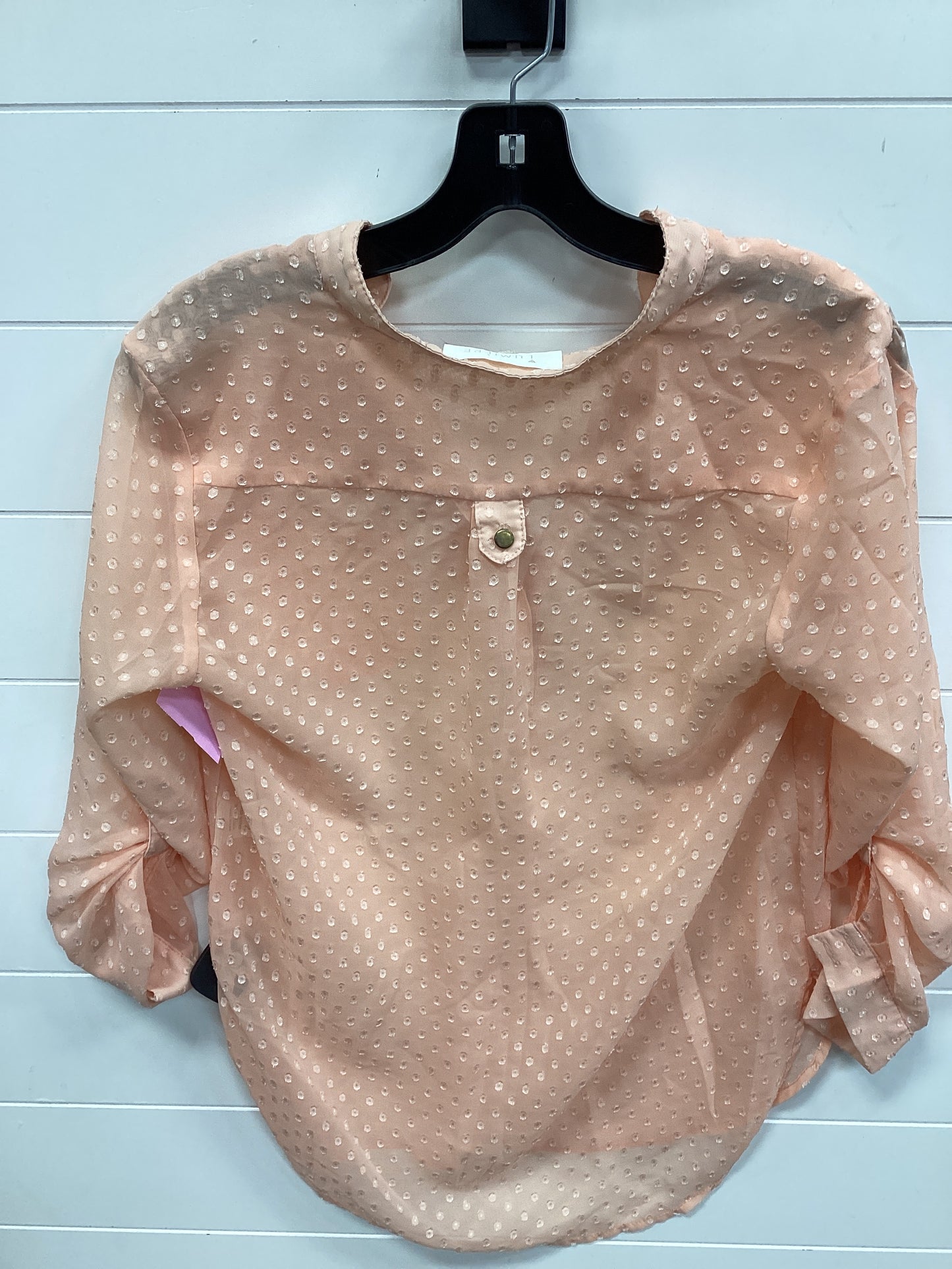Top Ls By Lumiere In Peach, Size:S