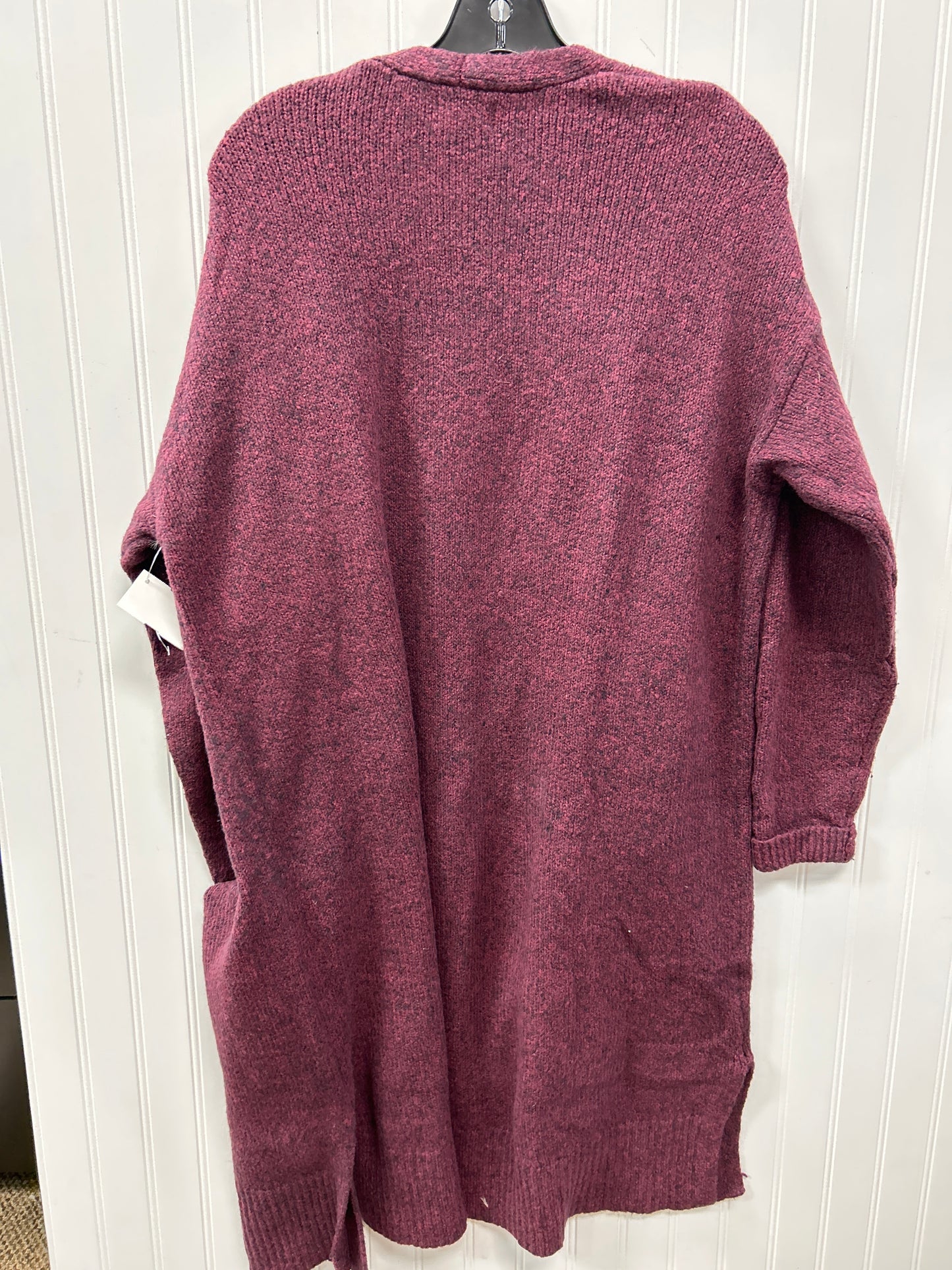Sweater Cardigan By Old Navy In Purple, Size:M