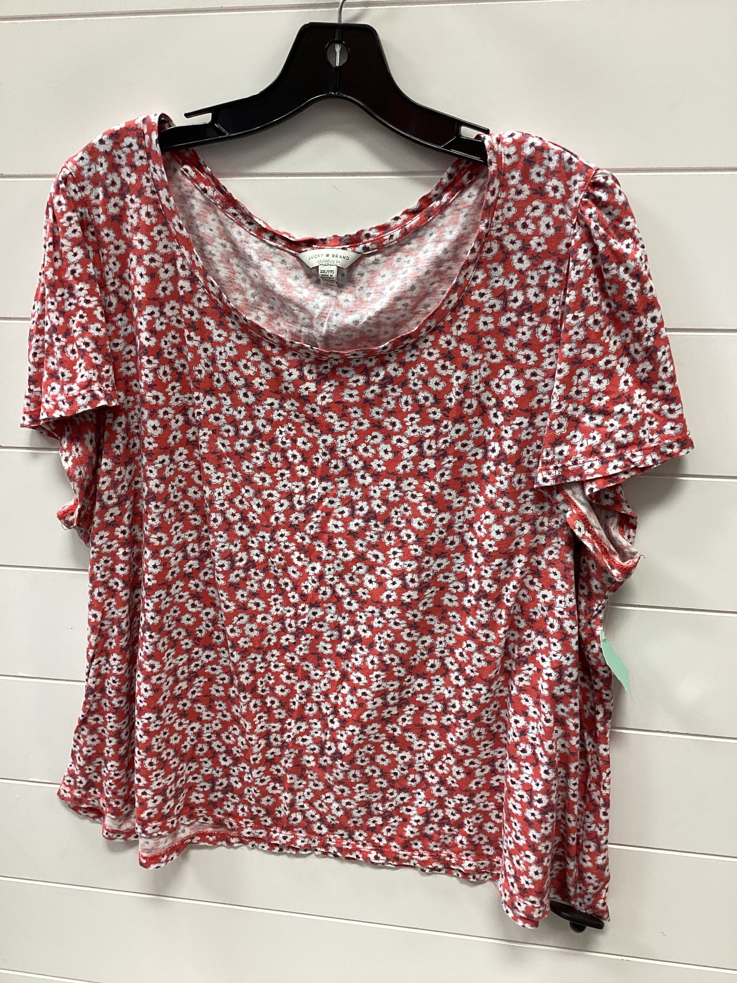 Top Ss By Lucky Brand In Red, Size:1X