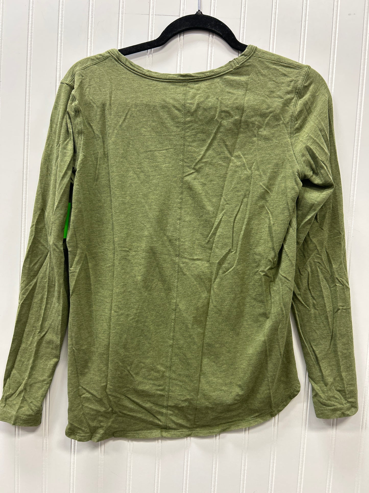 Athletic Top Ls Crewneck By Lululemon In Green, Size:S