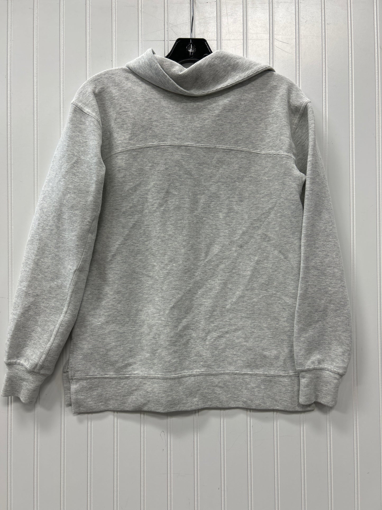 Athletic Top Ls Collar By Te Verde In Grey, Size:Xs