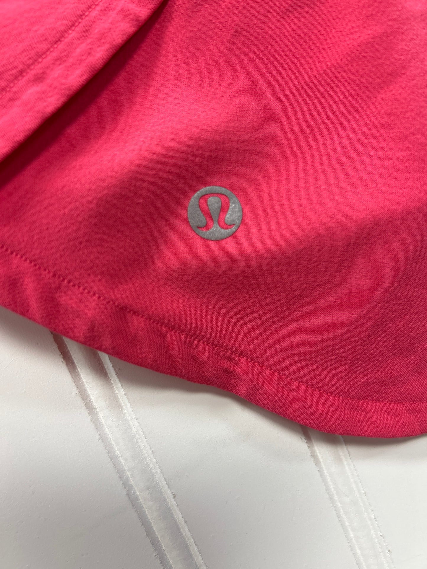 Athletic Shorts By Lululemon In Pink, Size:10