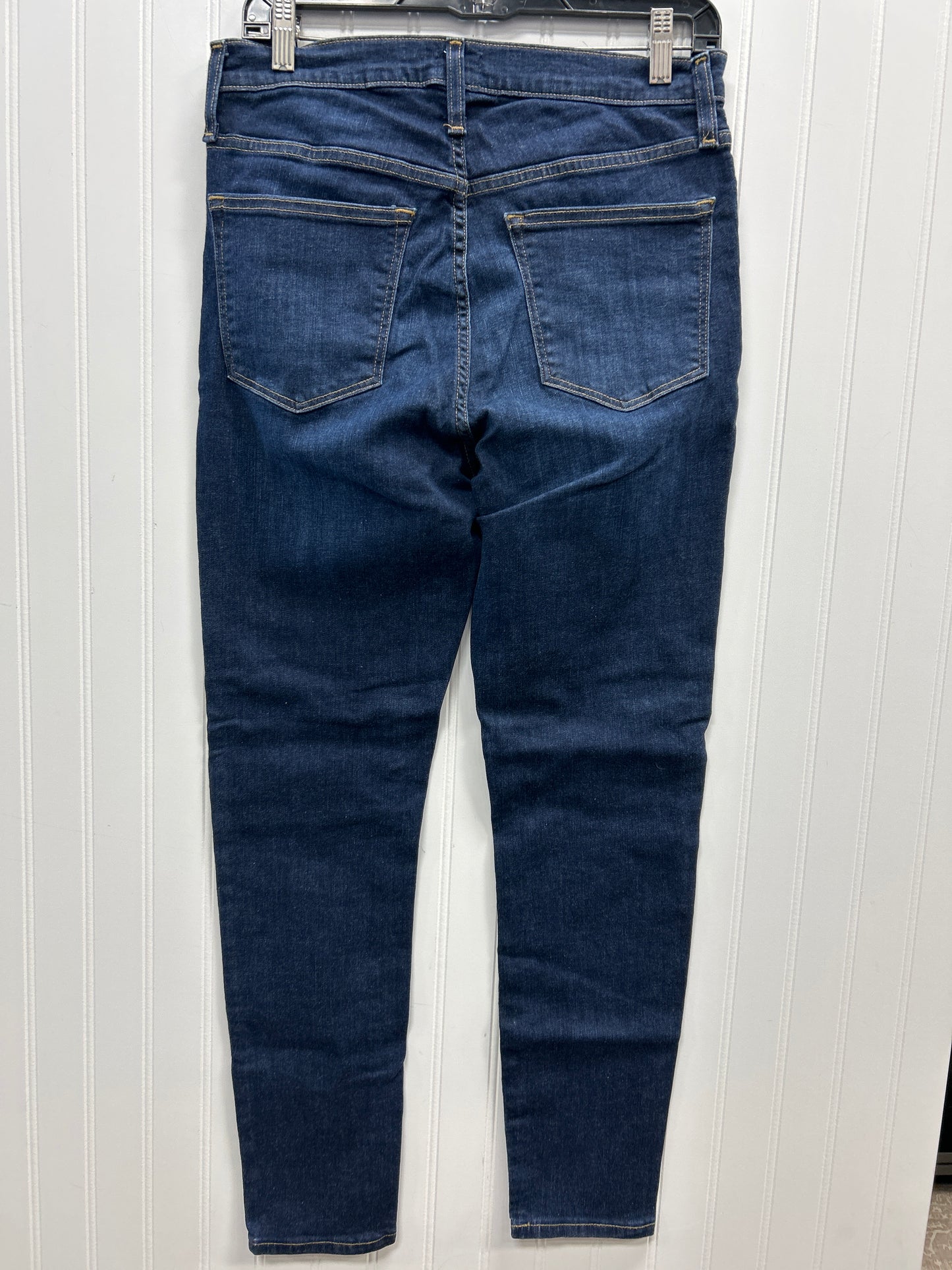 Jeans Skinny By J. Crew In Blue Denim, Size:6