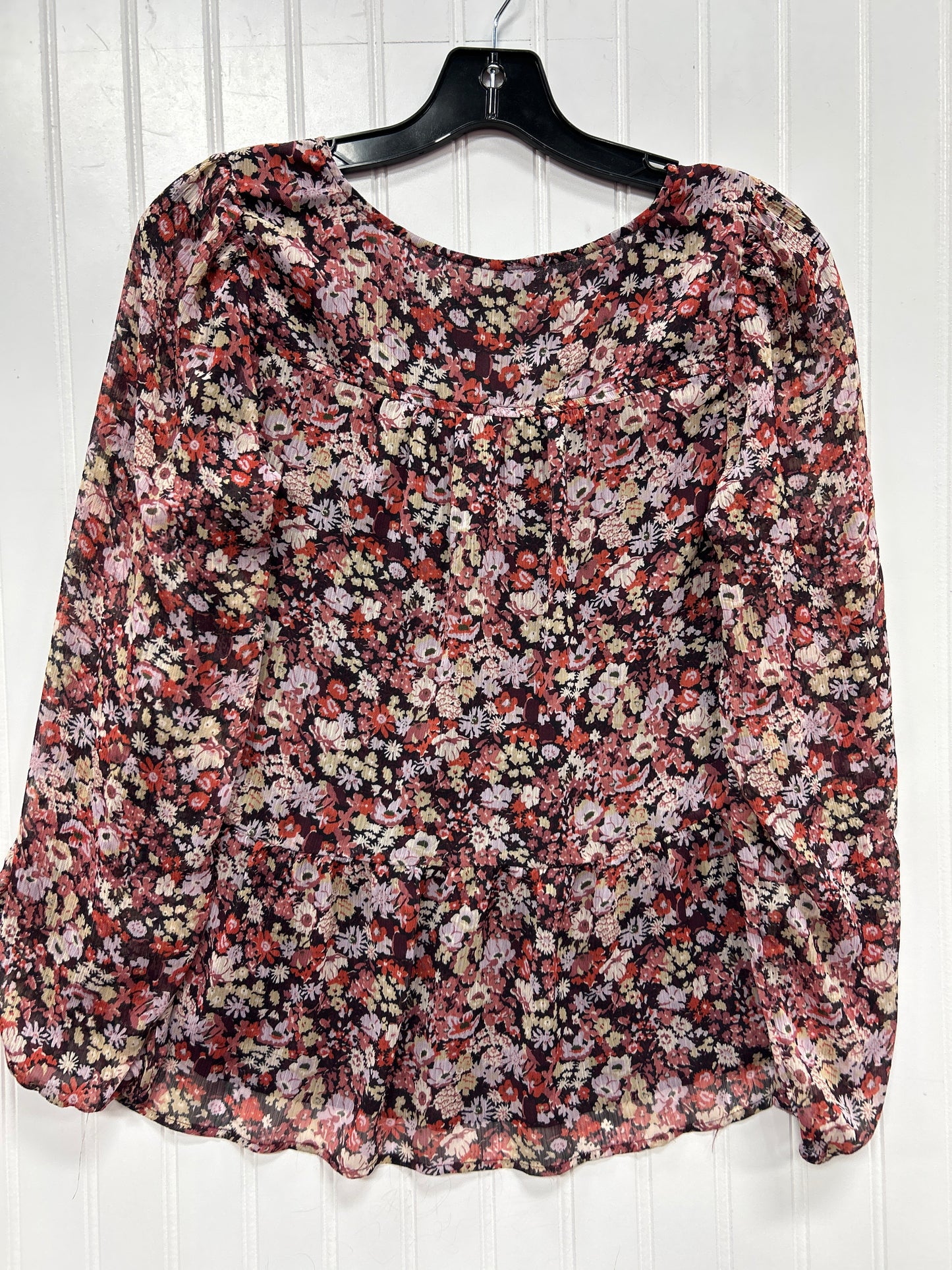 Top Ls By Loft In Purple, Size:Xs