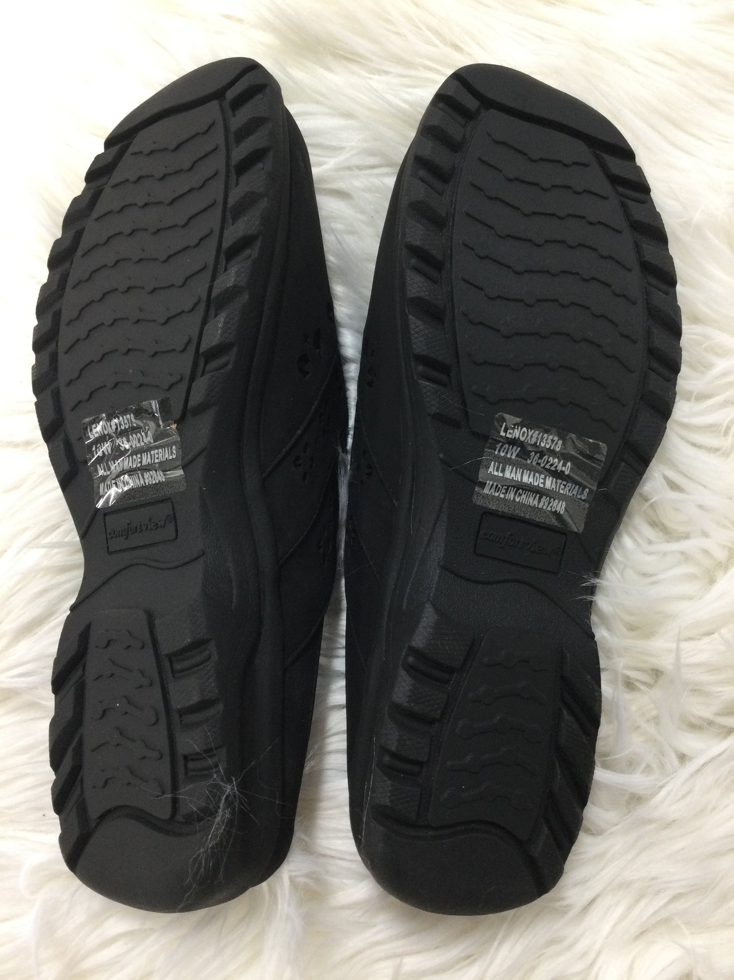 Shoes Flats By Comfortview In Black, Size:10