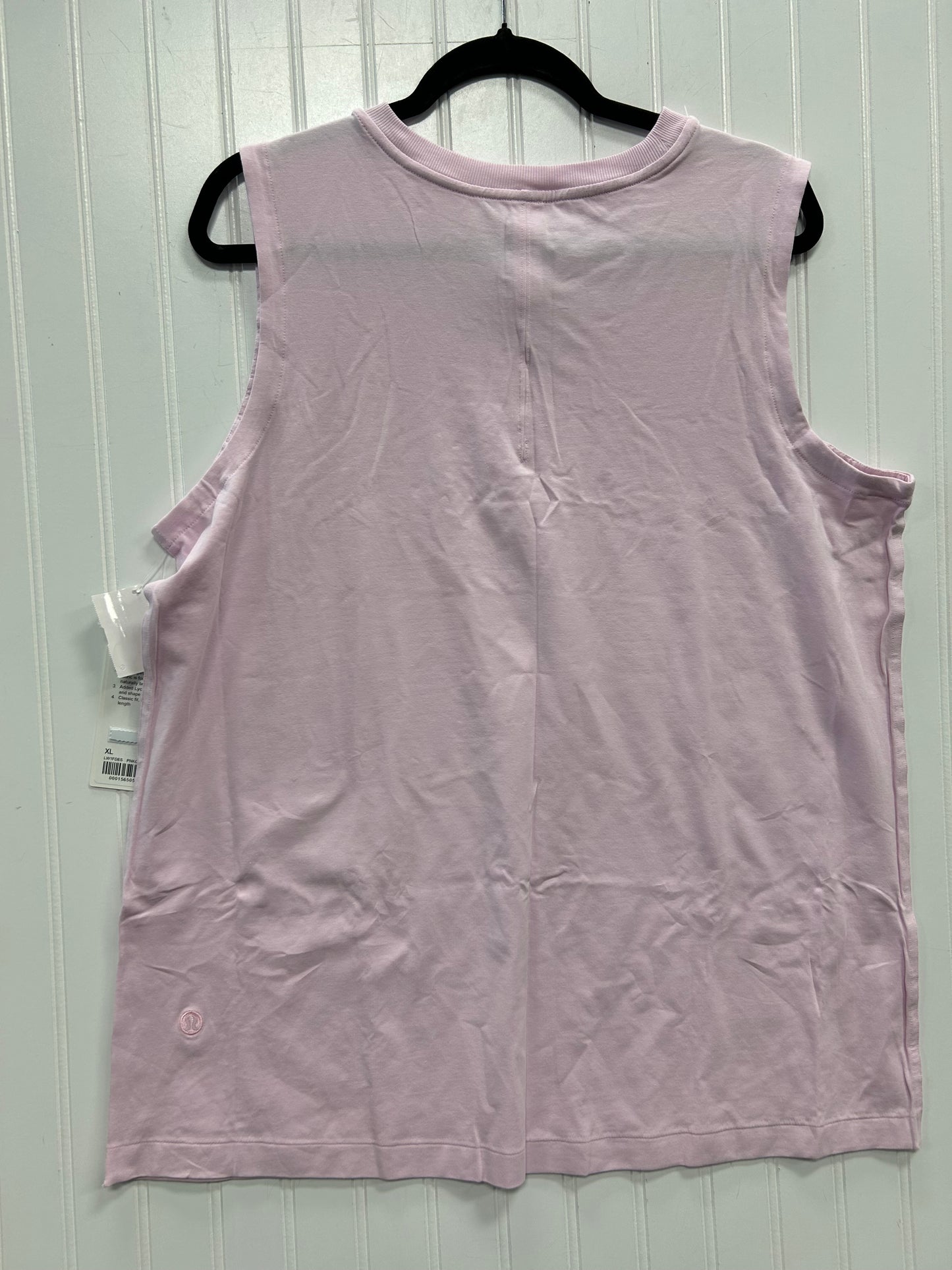 Athletic Tank Top By Lululemon In Pink, Size:Xl