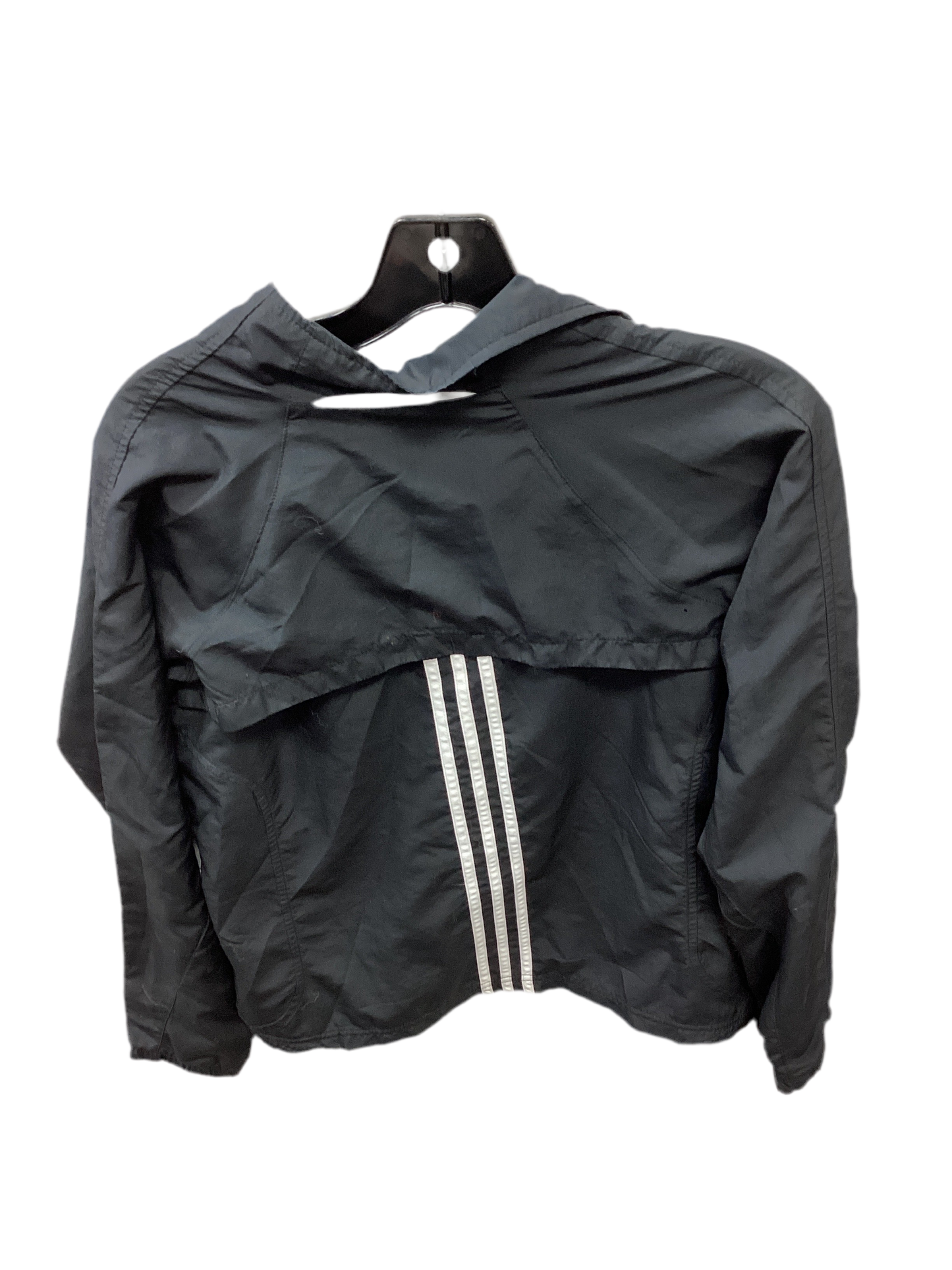 Athletic Jacket By Adidas In Black, Size:M