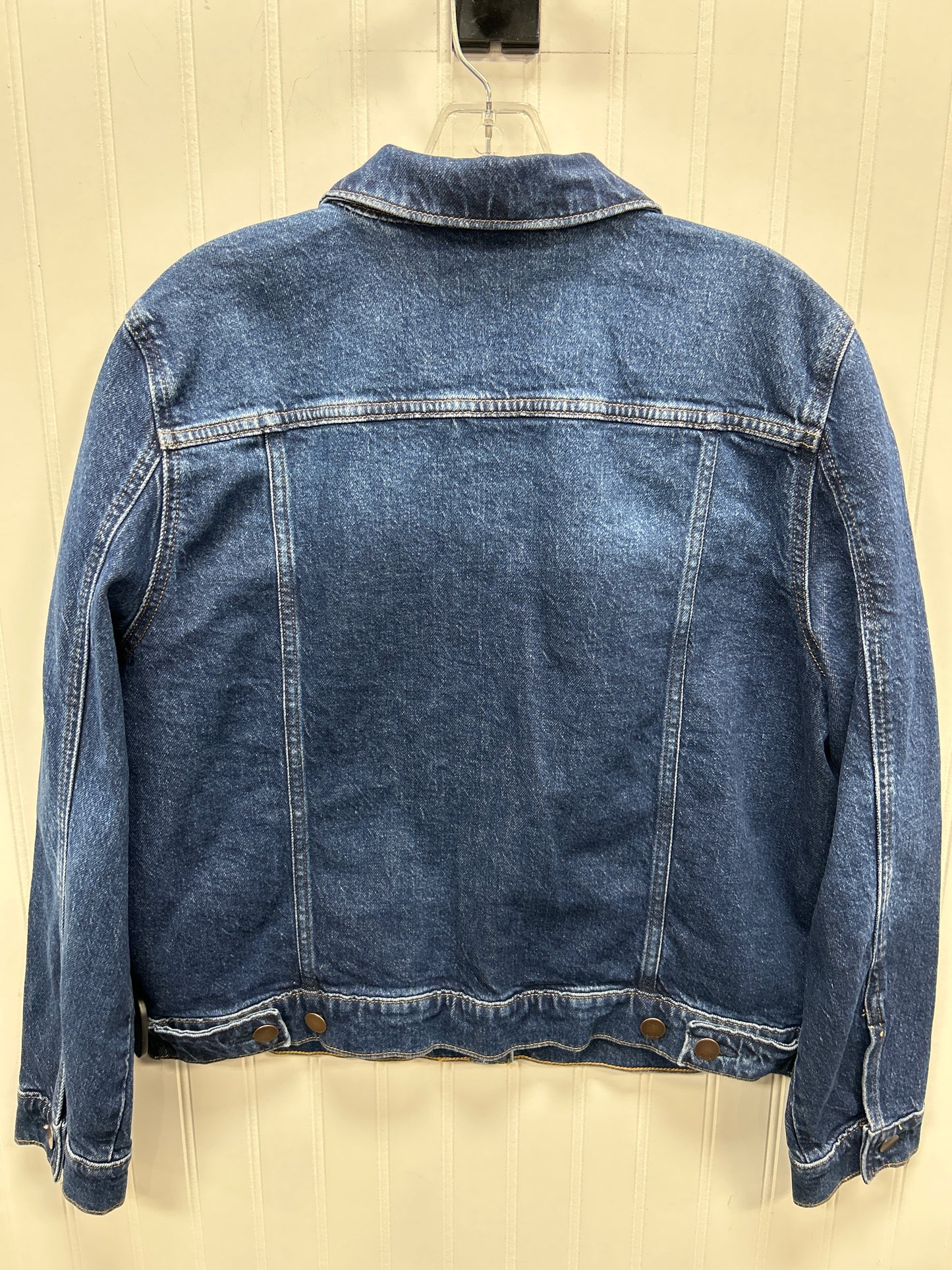 Jacket Denim By Ana In Blue Denim, Size:L