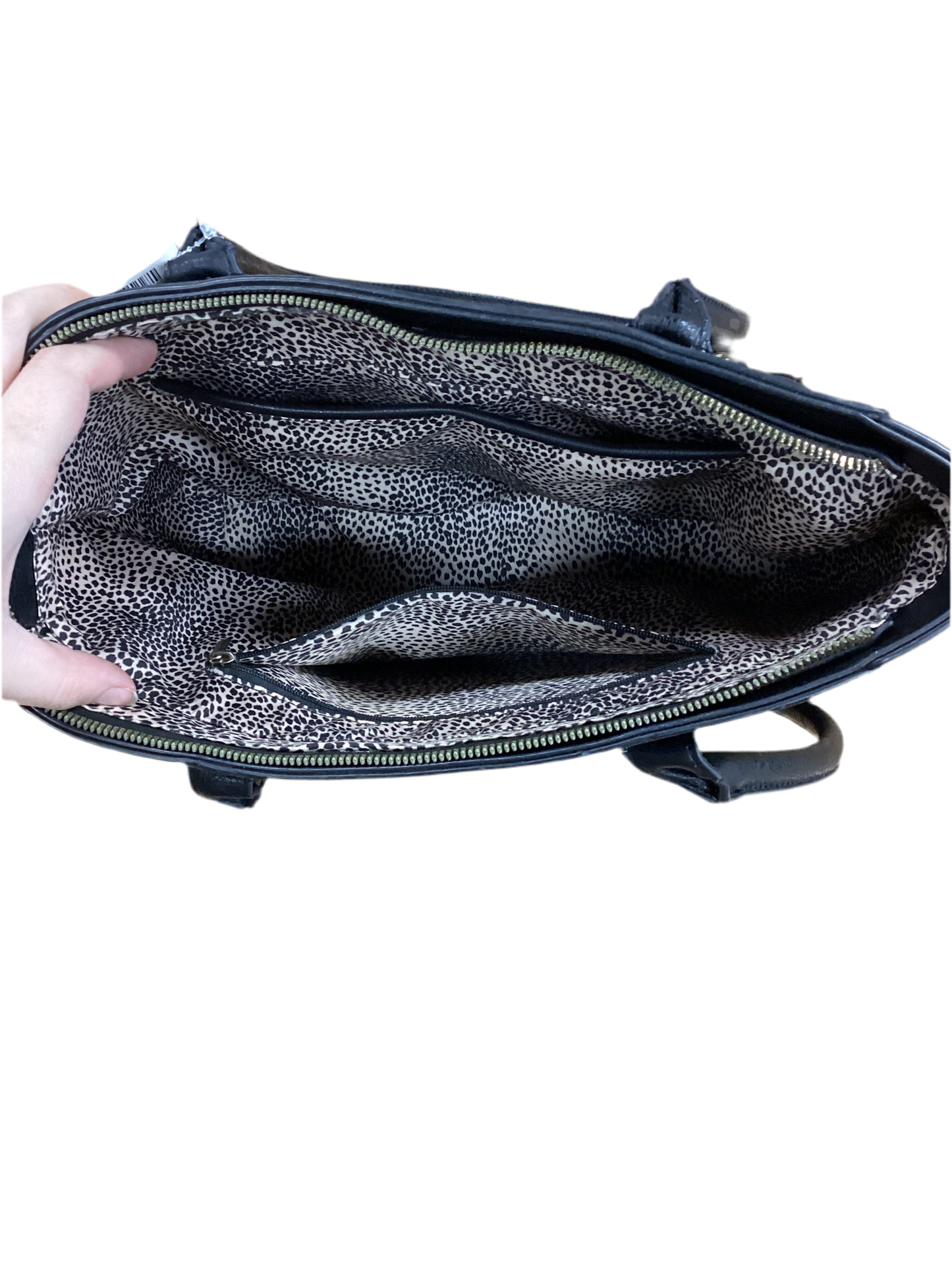 Handbag Leather By Cmc In Black, Size:Large