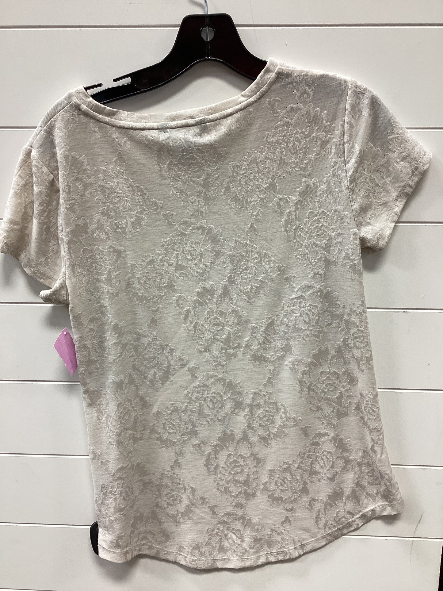 Top Ss By Simply Vera In Cream, Size:S