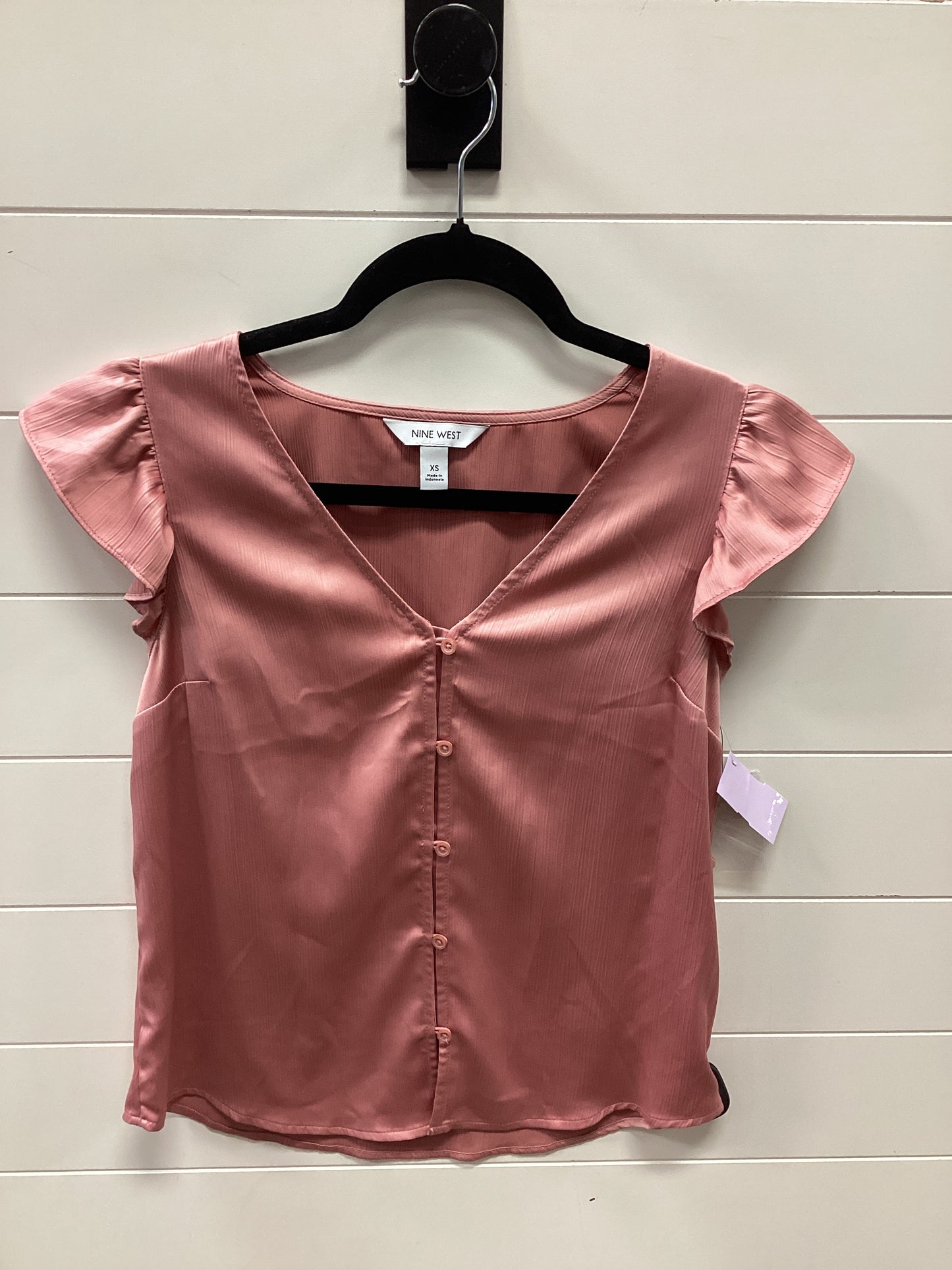 Top Sleeveless By Nine West In Pink, Size:Xs