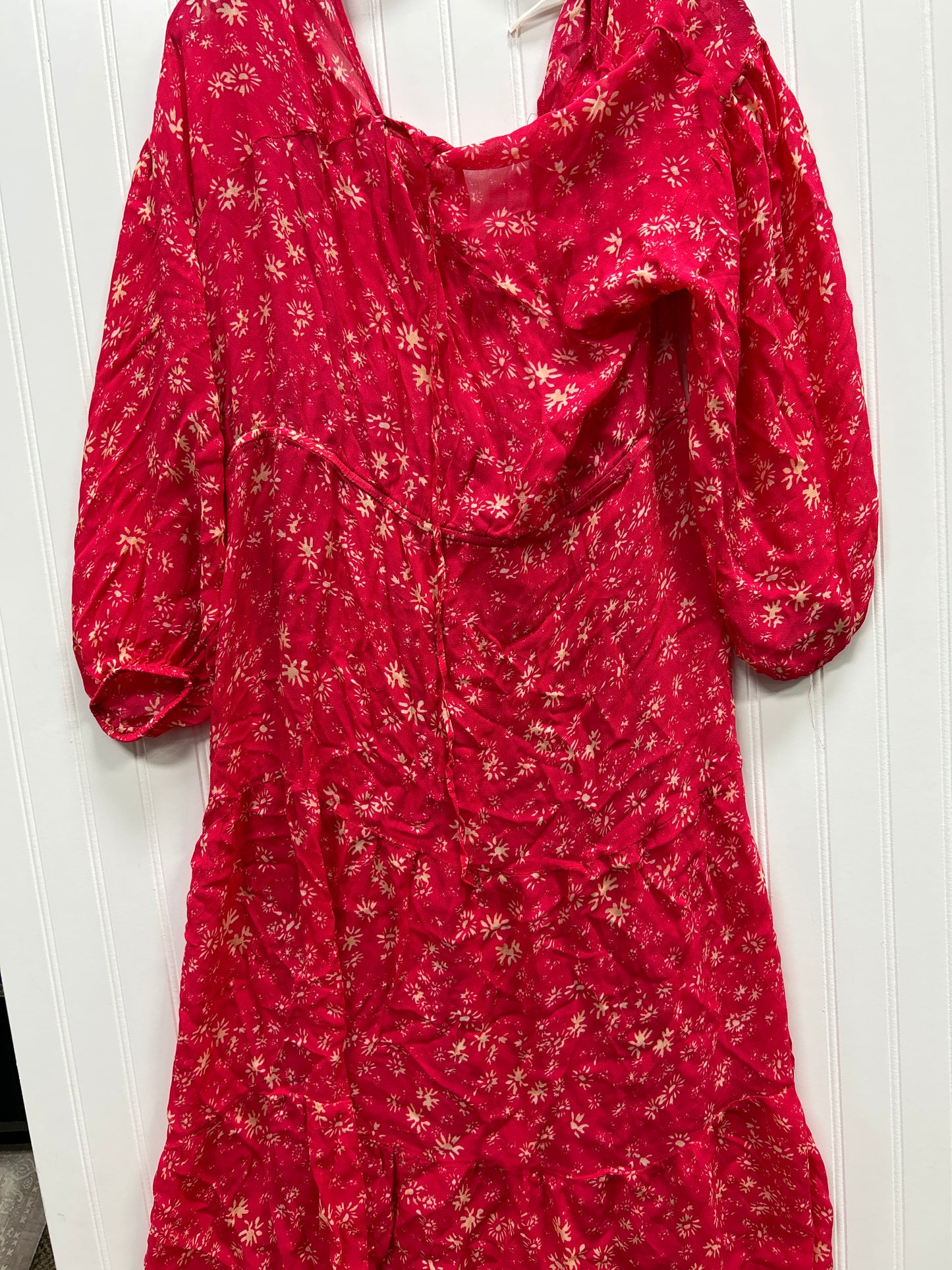 Dress Casual Maxi By Free People In Pink, Size:L