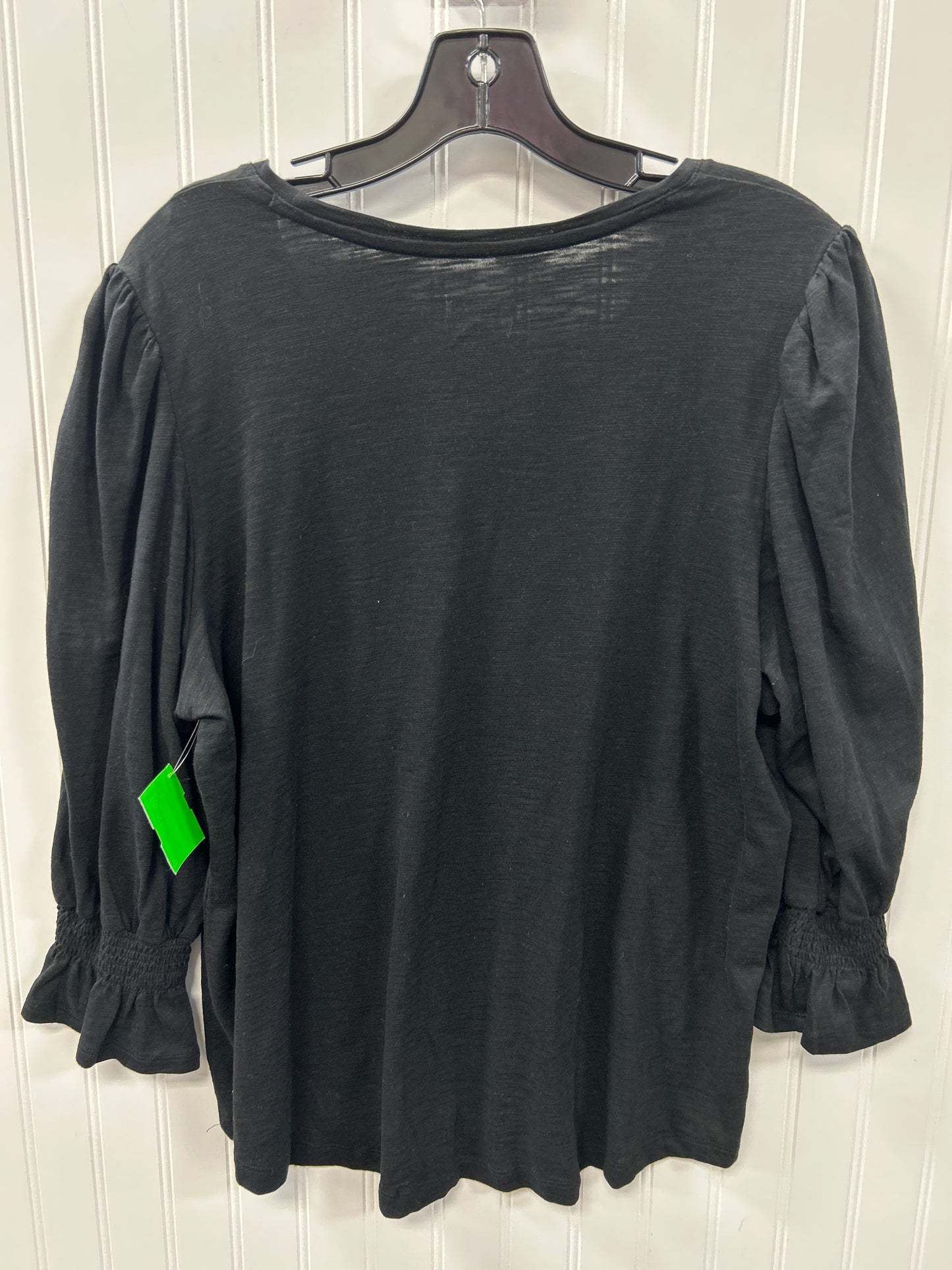 Top Ls By Chicos In Black, Size:Xl