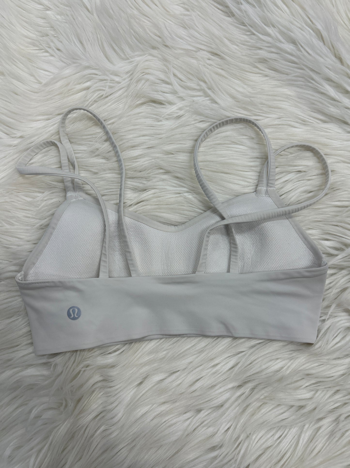 Athletic Bra By Lululemon In White, Size:Xs
