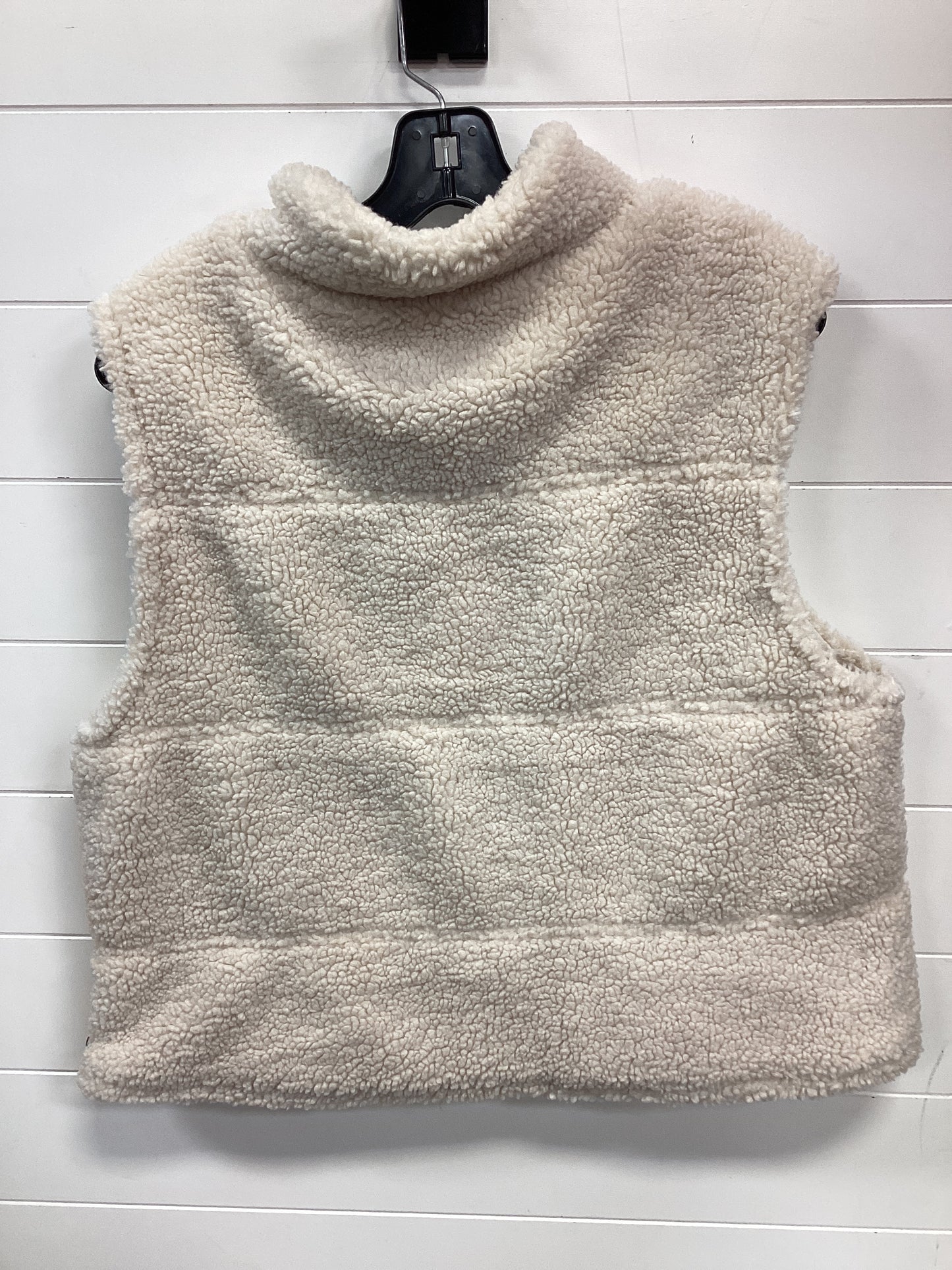 Vest Faux Fur & Sherpa By Thread And Supply In Cream, Size:Xl