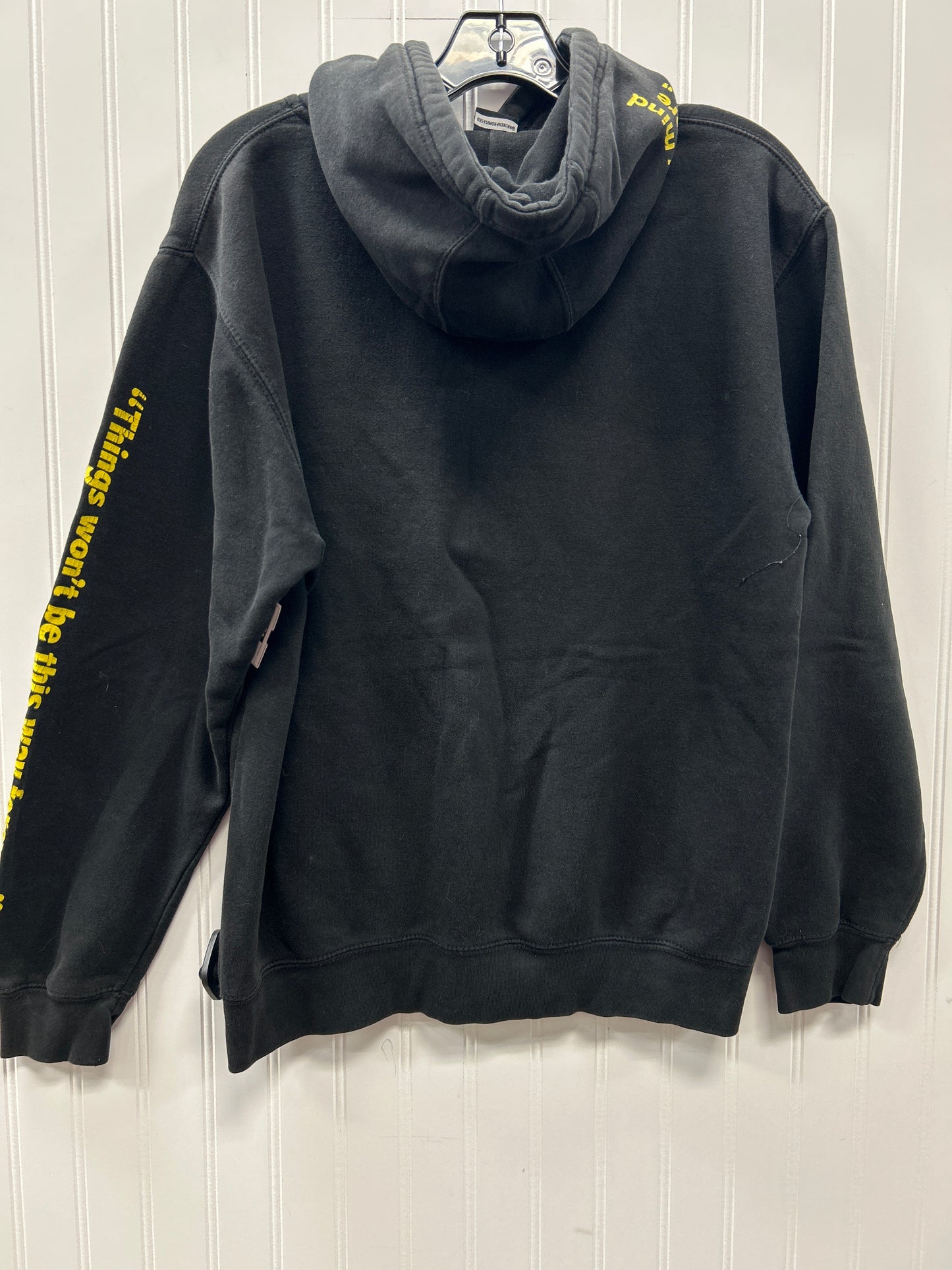 Sweatshirt Hoodie By Clothes Mentor In Black, Size:M