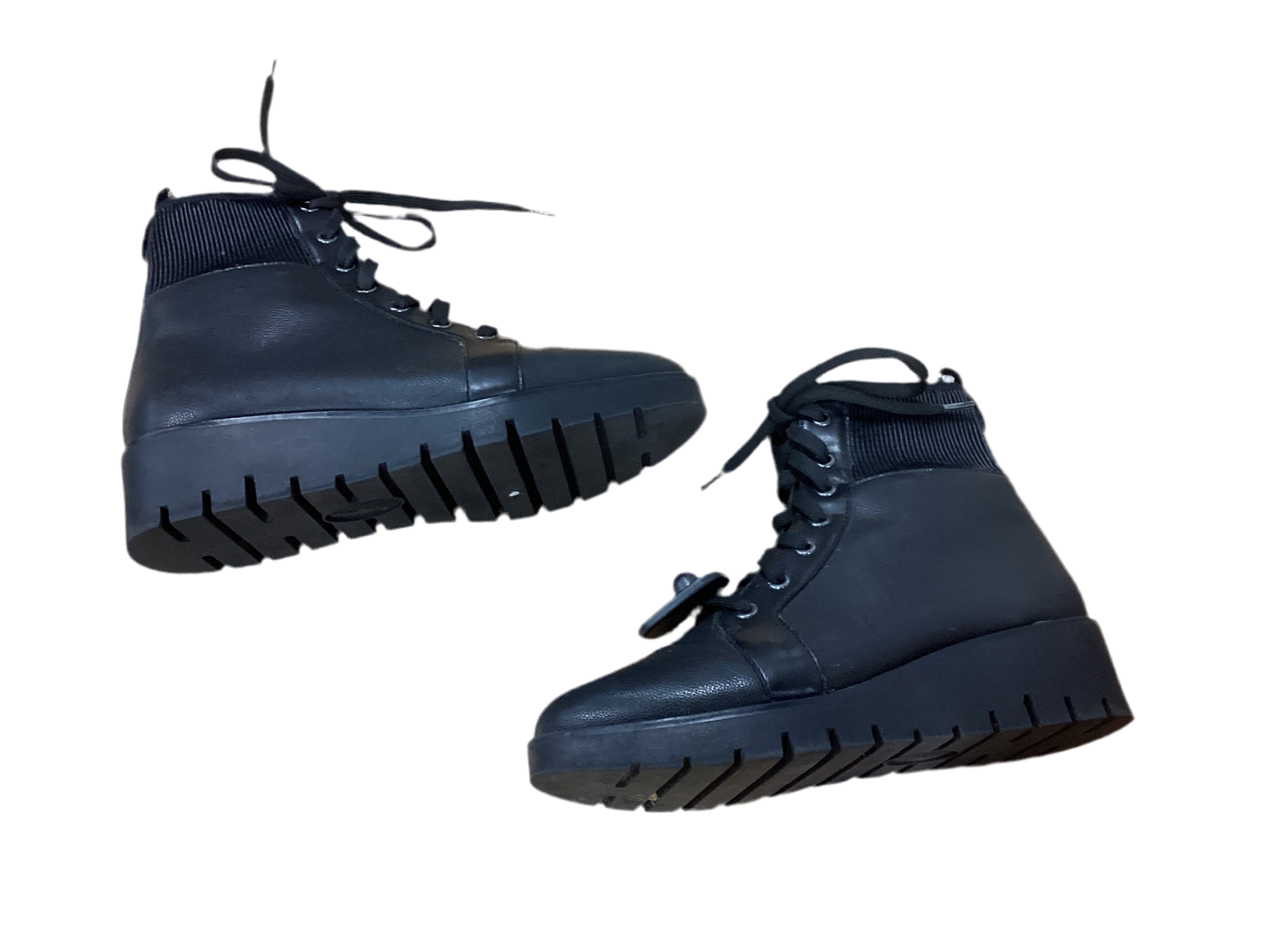 Boots Ankle Flats By Anne Klein In Black, Size:7.5